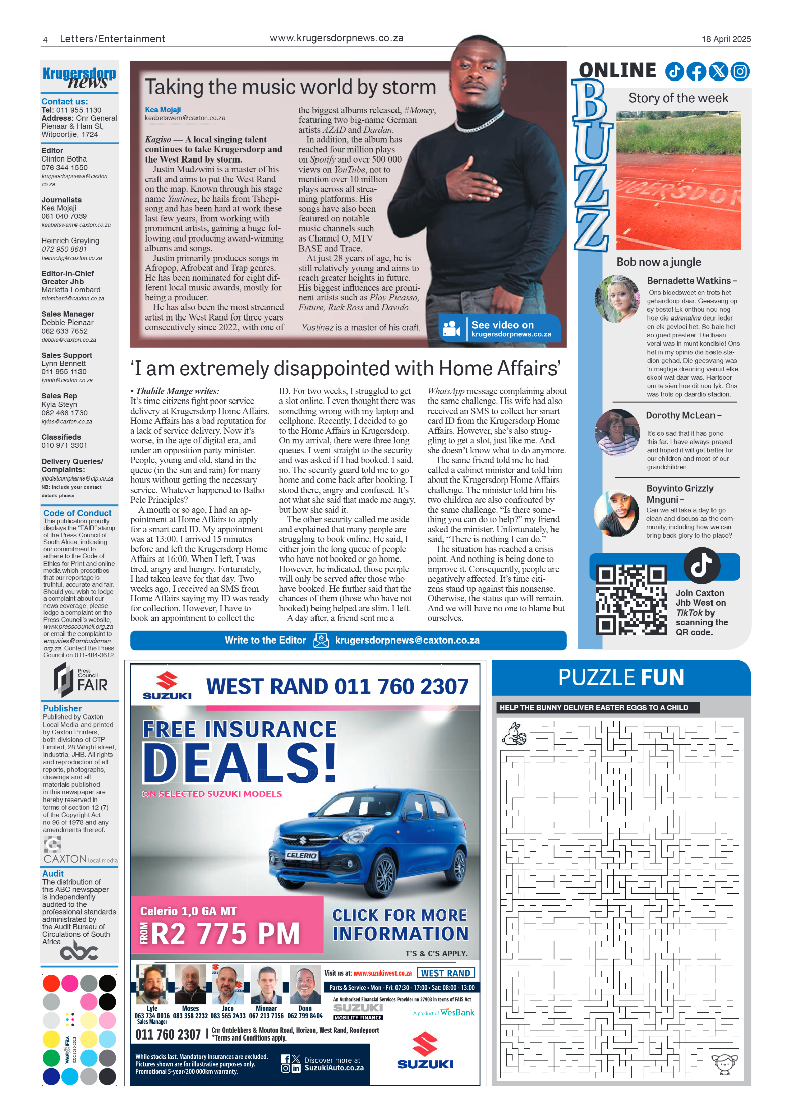 Krugersdorp News18 April 2025 page 4
