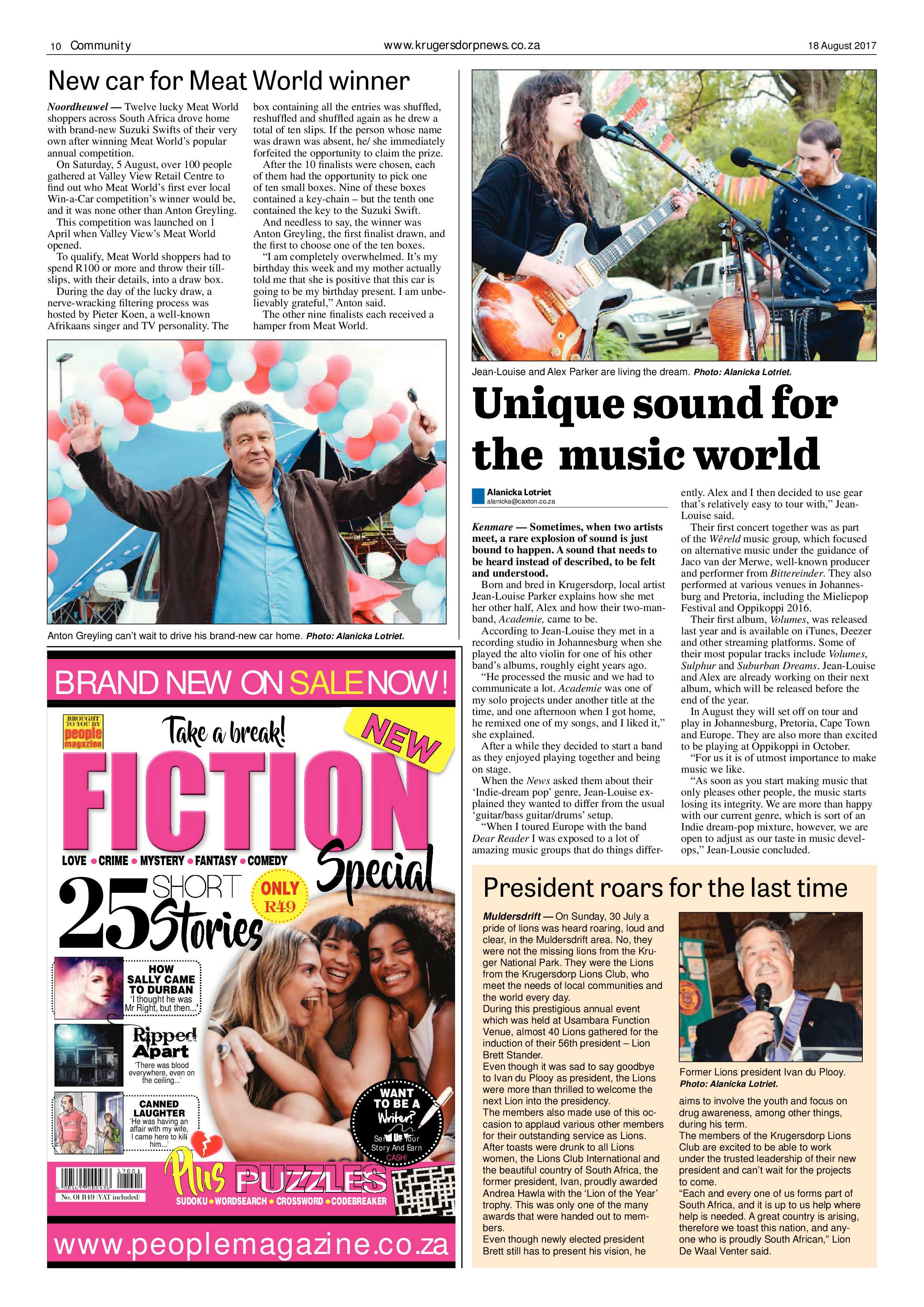 Krugersdorp News 18 August 2017 page 10