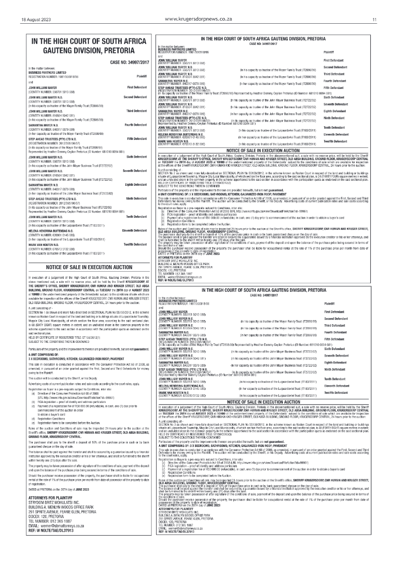 Krugersdorp News 18 August 2023 page 11