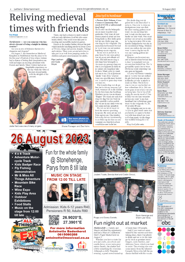 Krugersdorp News 18 August 2023 page 4