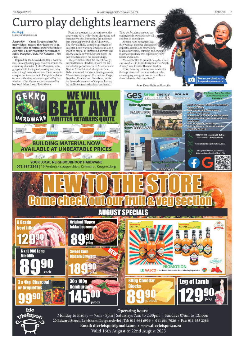 Krugersdorp News 18 August 2023 page 7
