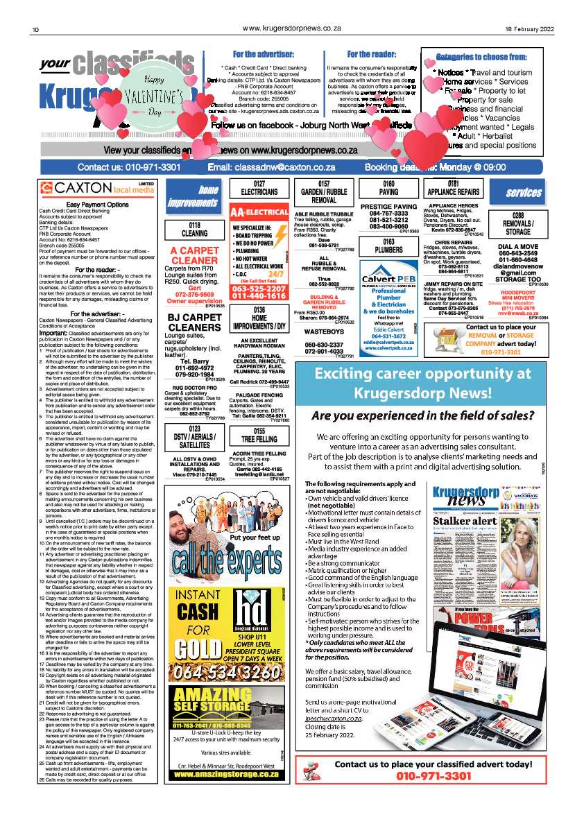 Krugersdorp News 18 February 2022 page 10