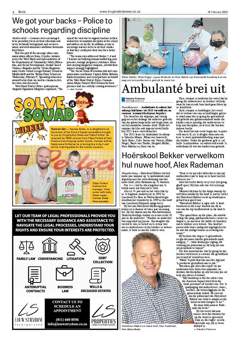 Krugersdorp News 18 February 2022 page 6