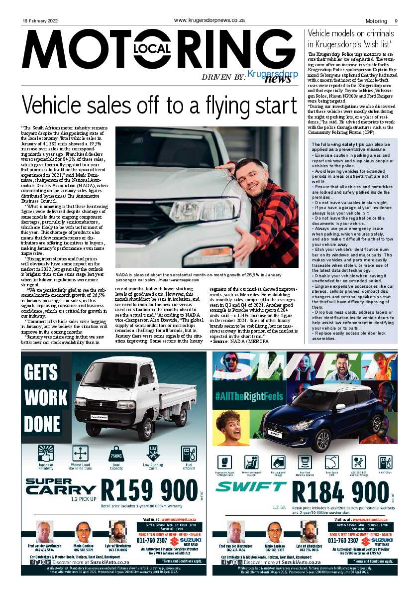 Krugersdorp News 18 February 2022 page 9