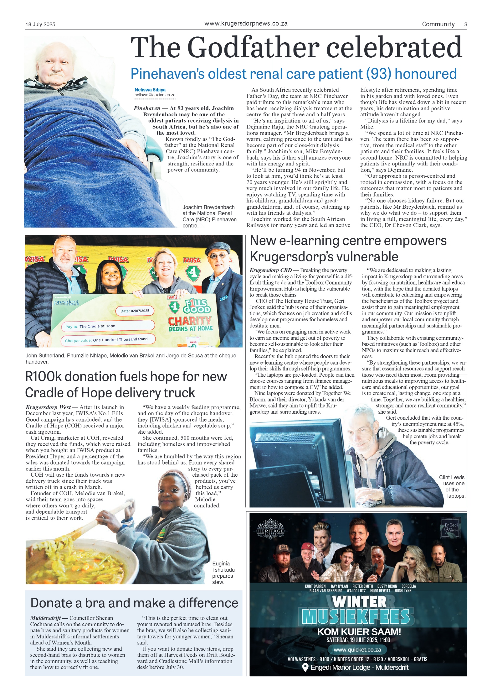 Krugersdorp News 18 July 2025 page 3