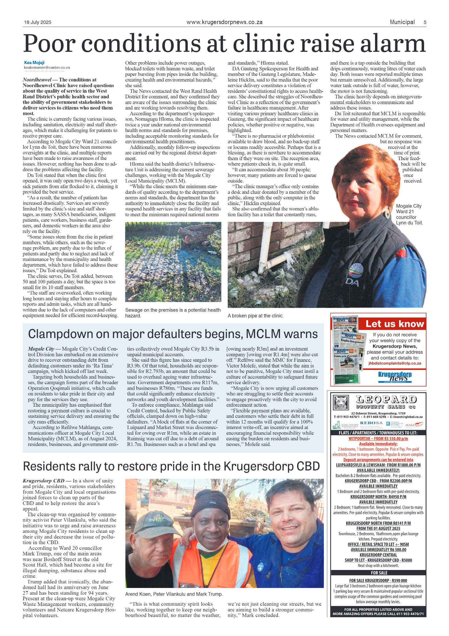 Krugersdorp News 18 July 2025 page 5