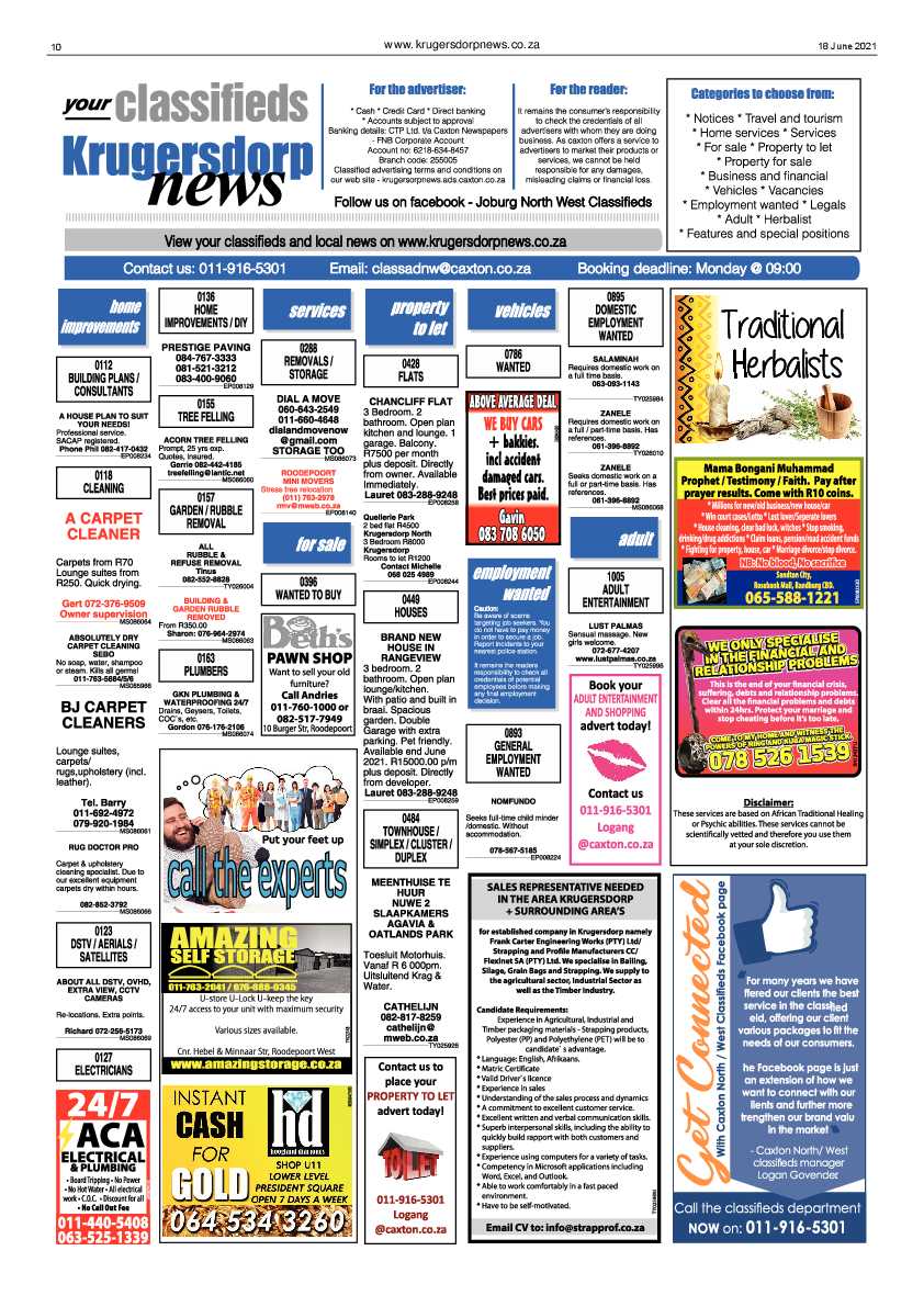Krugersdorp News 18 June 2021 page 10