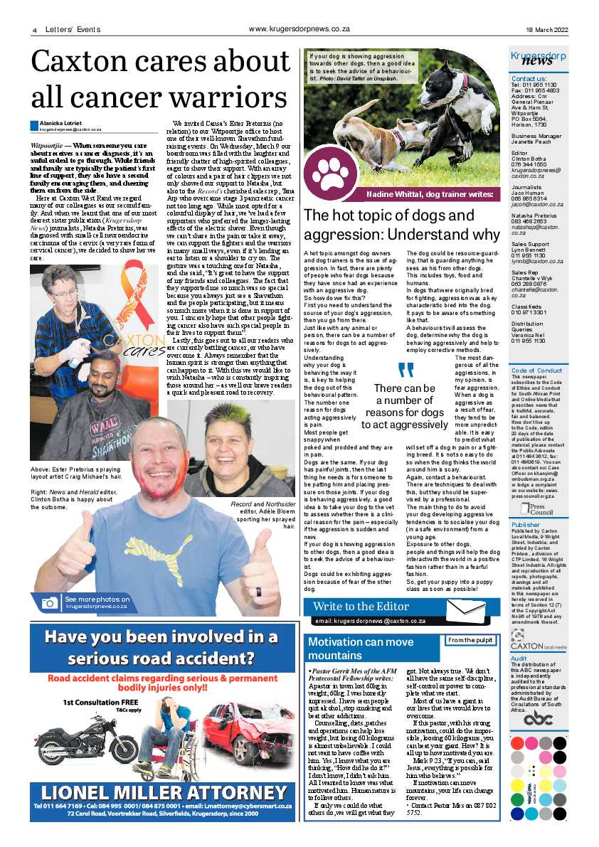 Krugersdorp News 18 March 2022 page 4