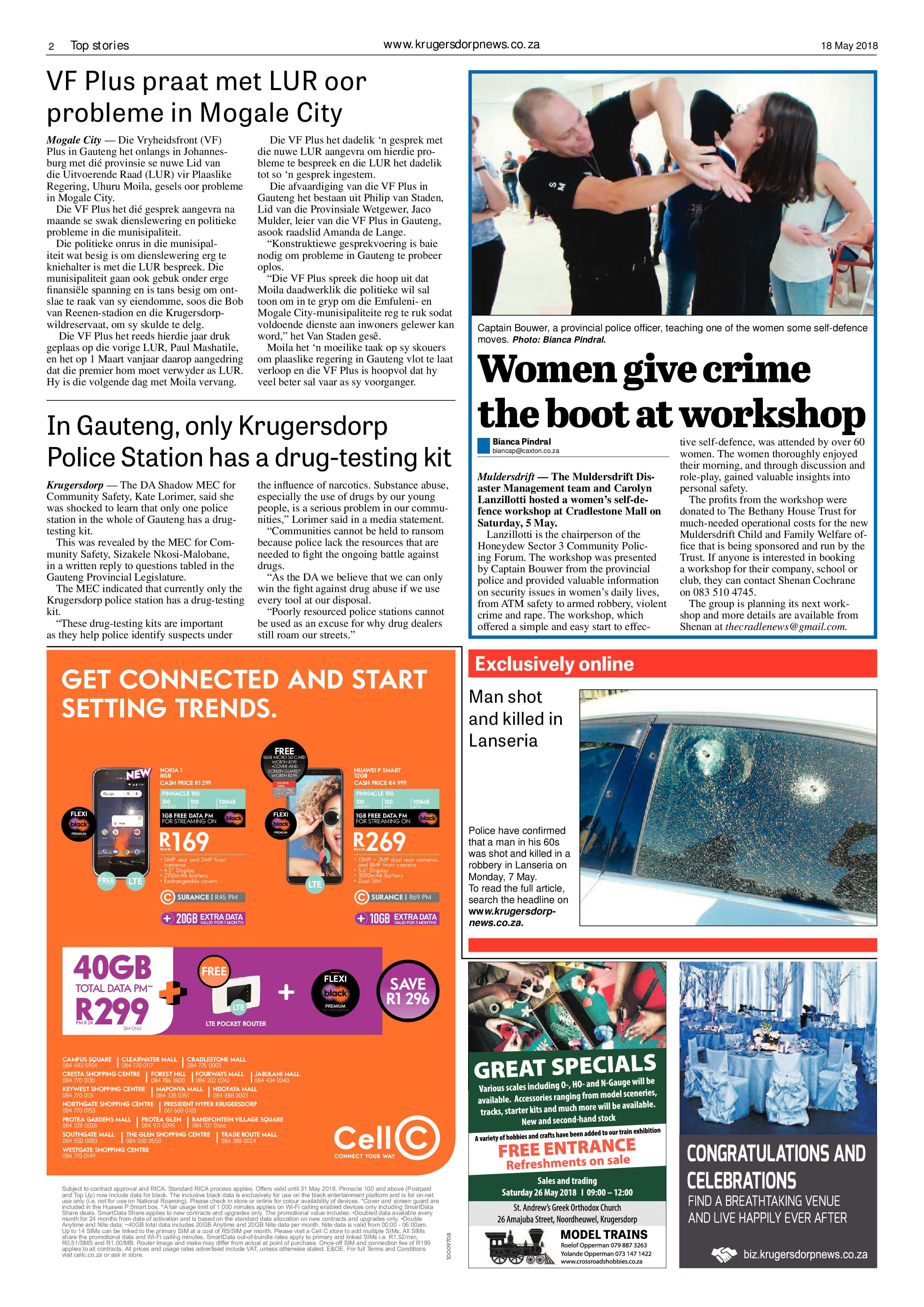 Krugersdorp News 18 May 2018 page 2