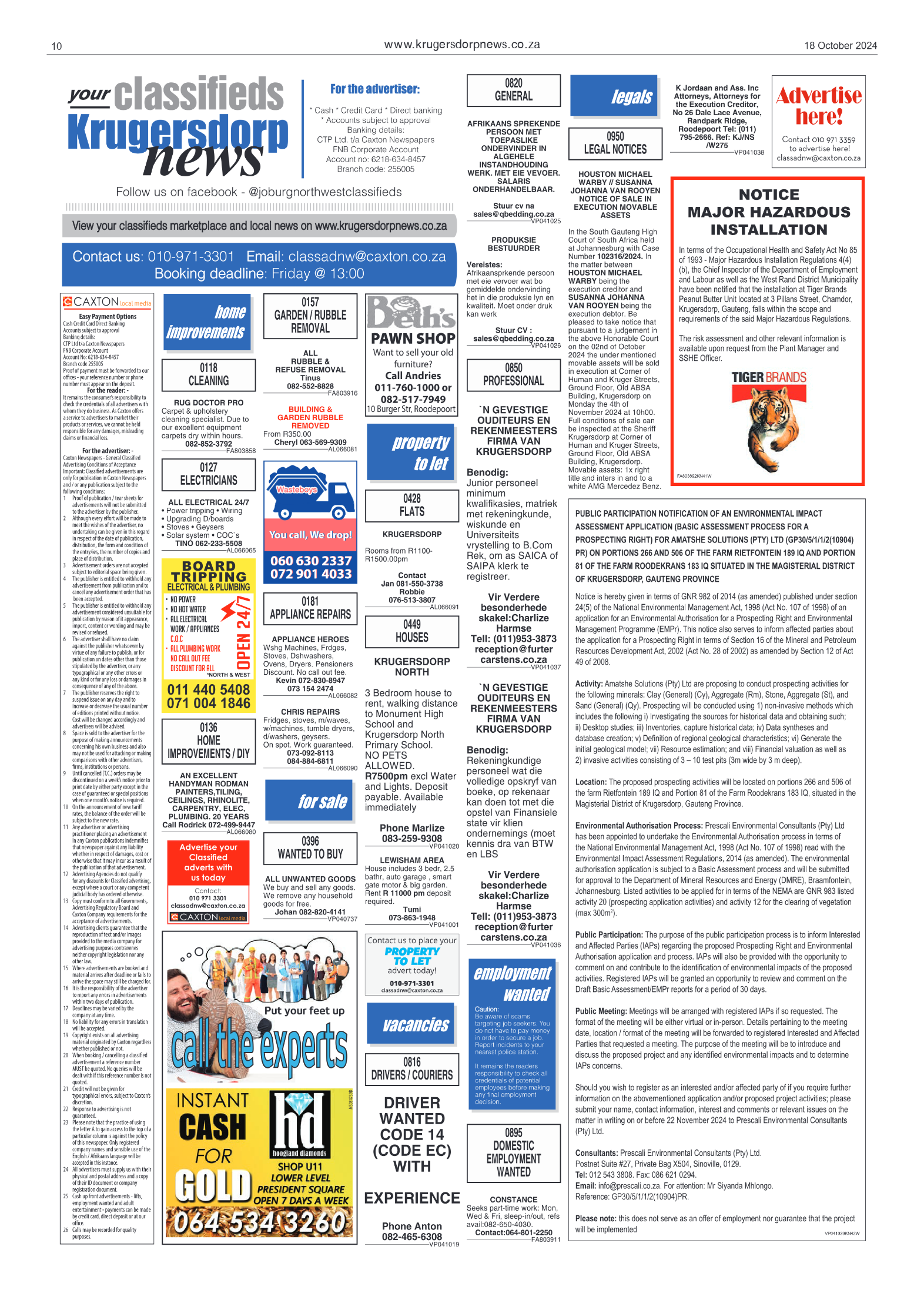 Krugersdorp News 18 October 2024 page 10