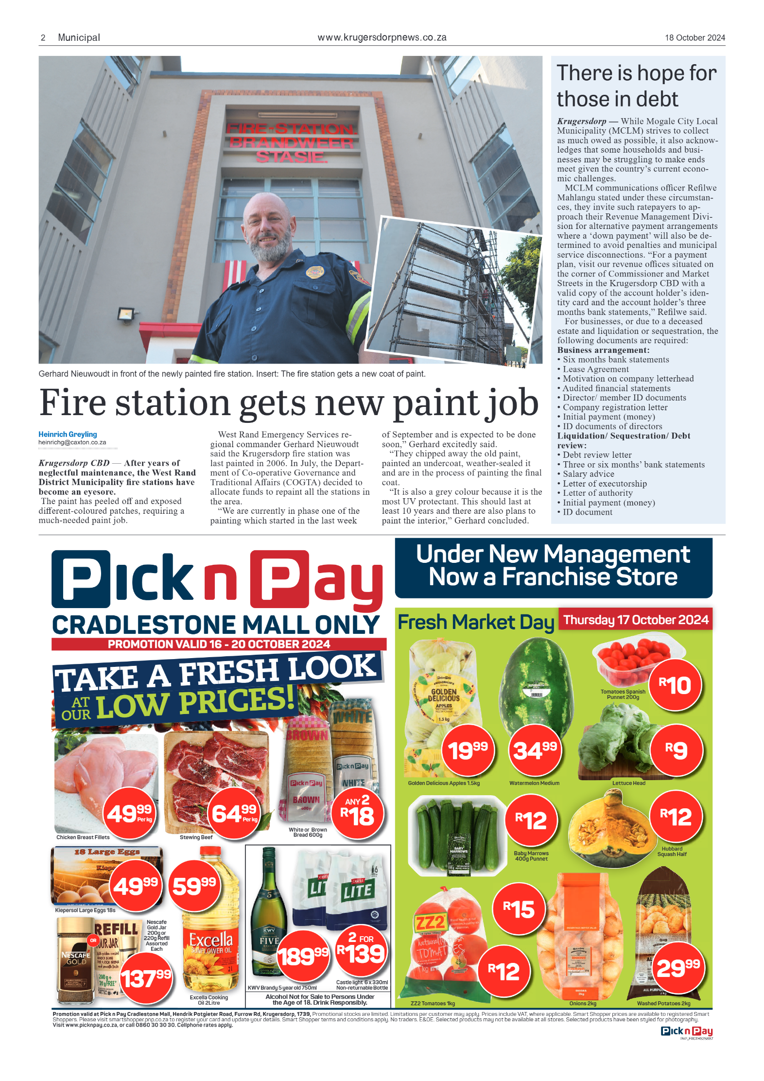 Krugersdorp News 18 October 2024 page 2