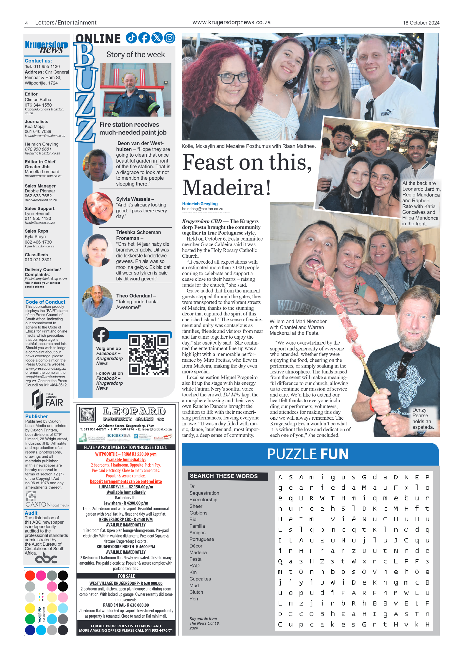 Krugersdorp News 18 October 2024 page 4