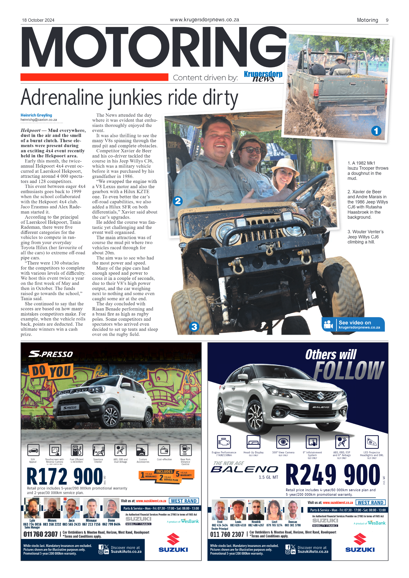 Krugersdorp News 18 October 2024 page 9