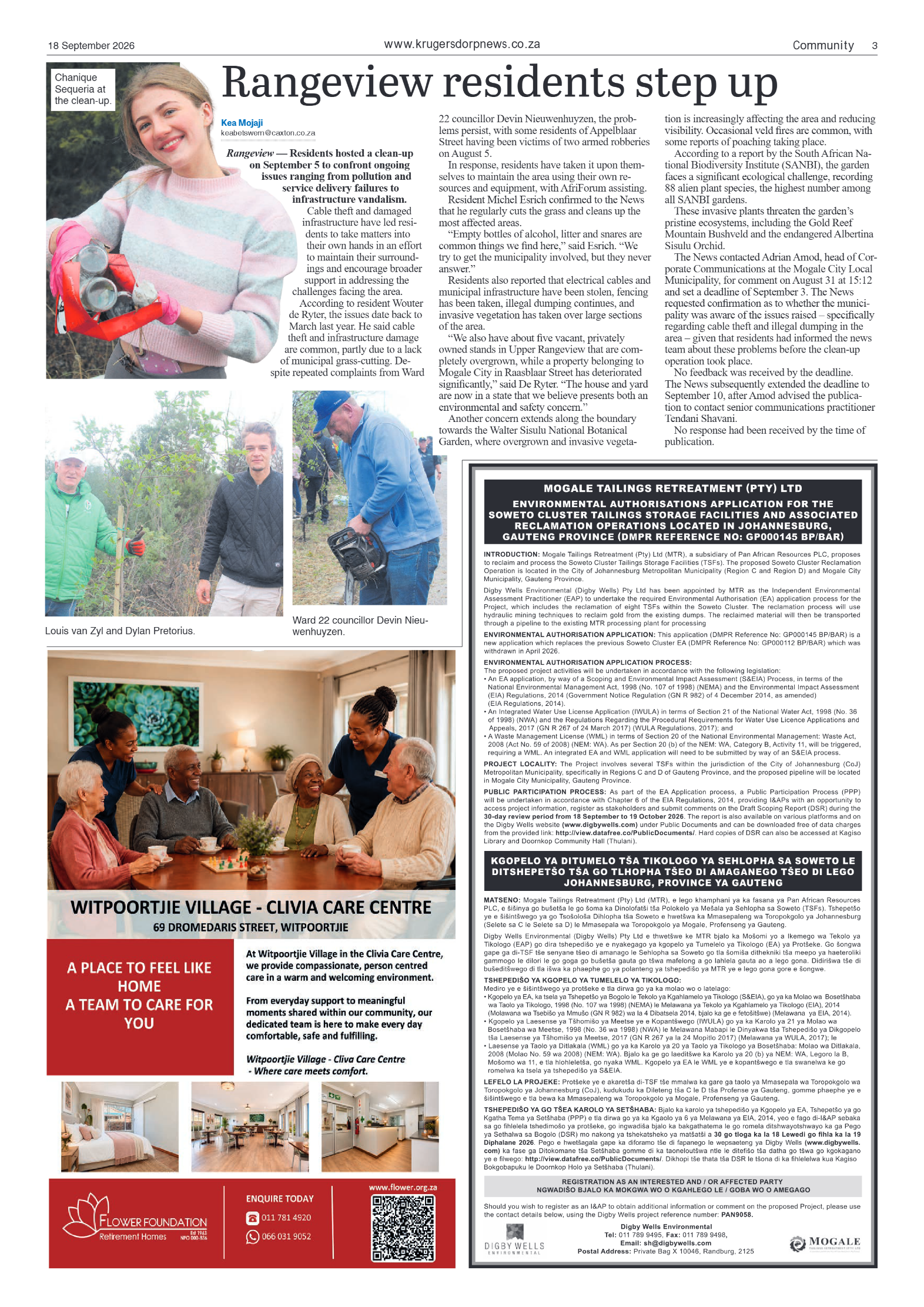 Krugersdorp News 18 September 2026 page 3