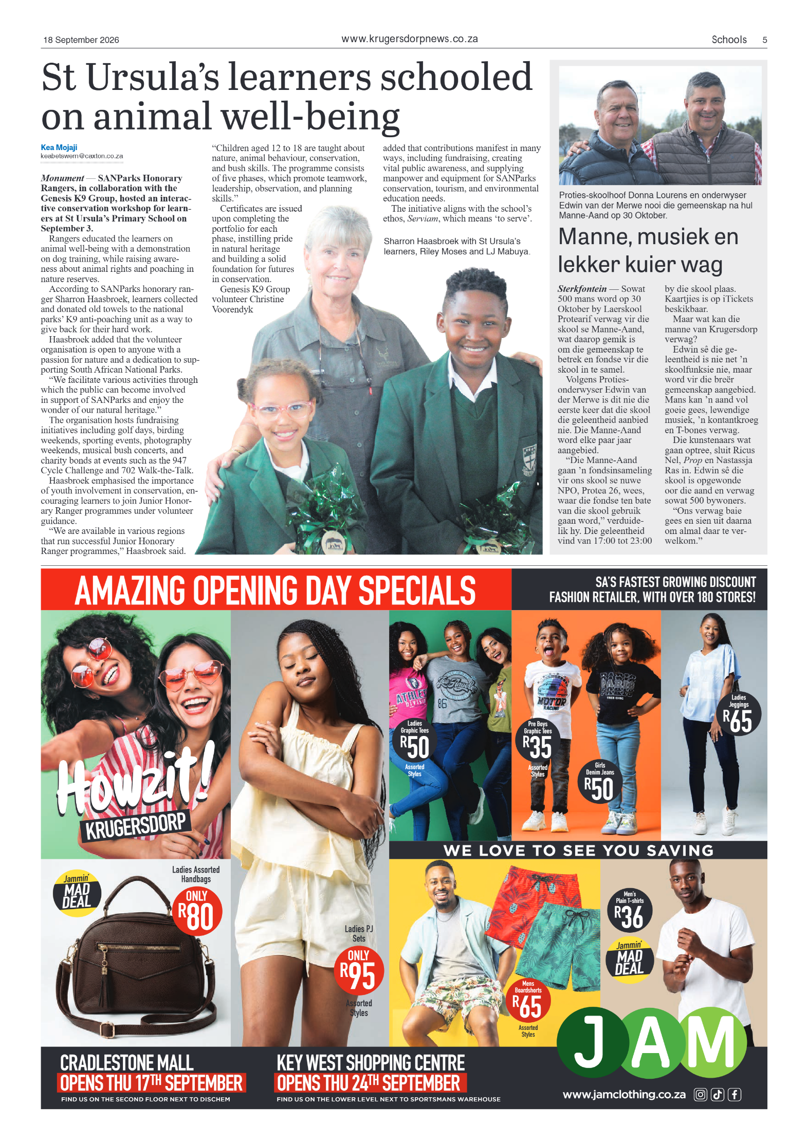 Krugersdorp News 18 September 2026 page 5