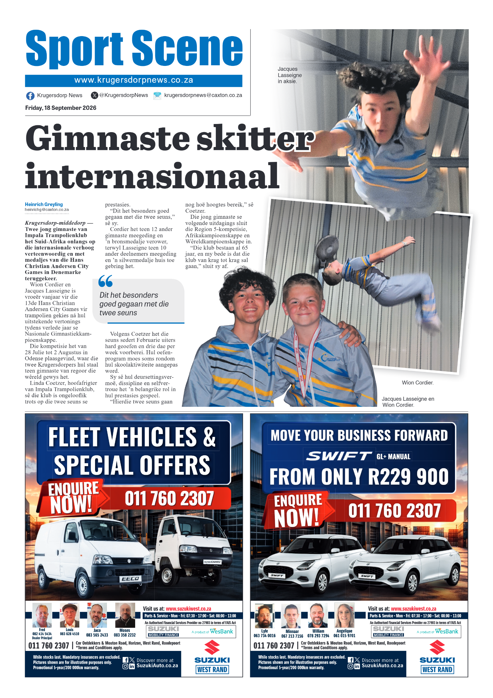 Krugersdorp News 18 September 2026 page 8