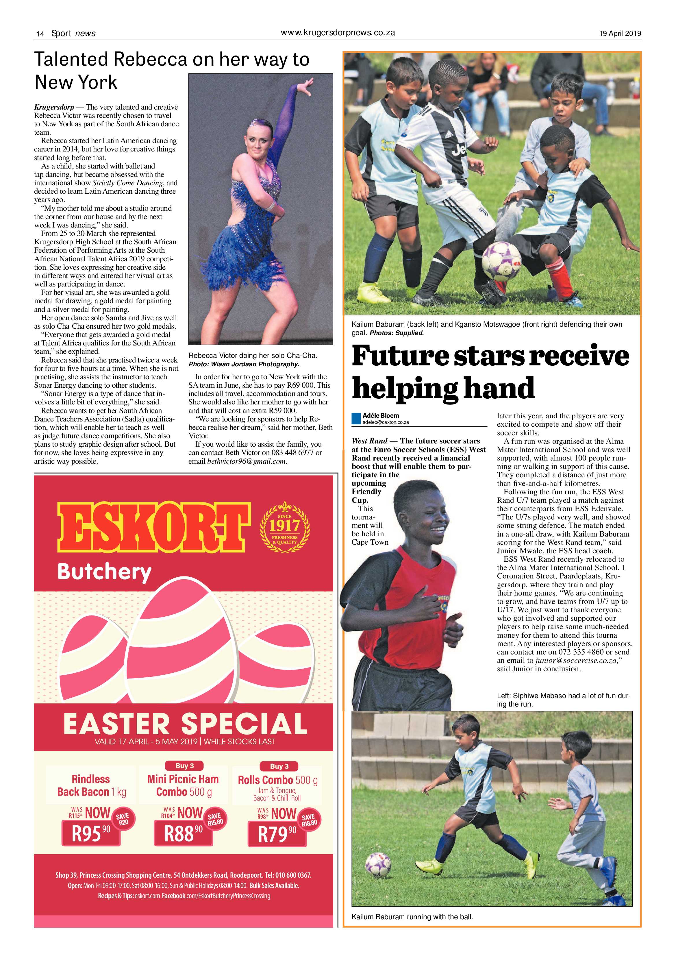 Krugersdorp News 19 April 2019 page 14