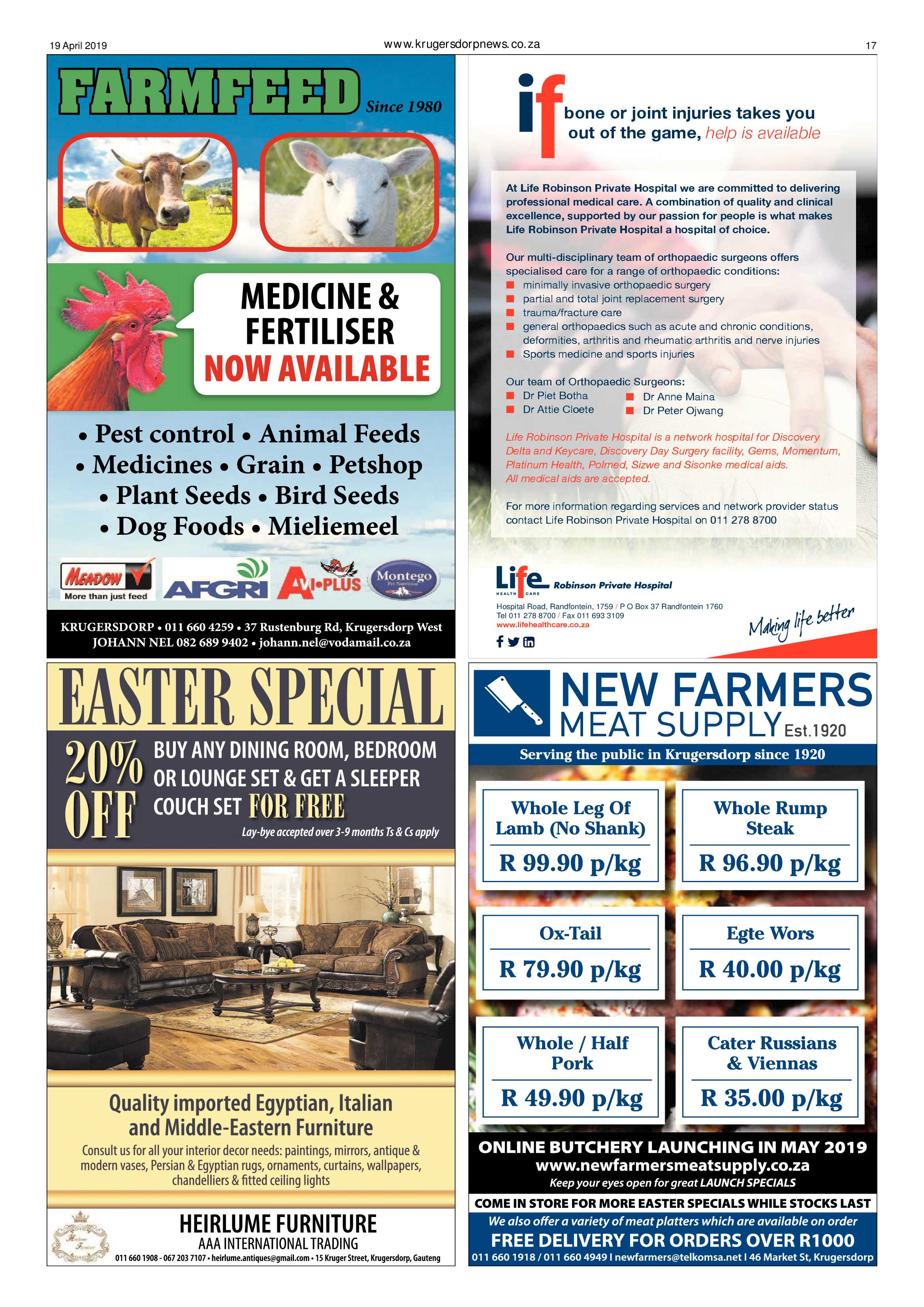 Krugersdorp News 19 April 2019 page 17