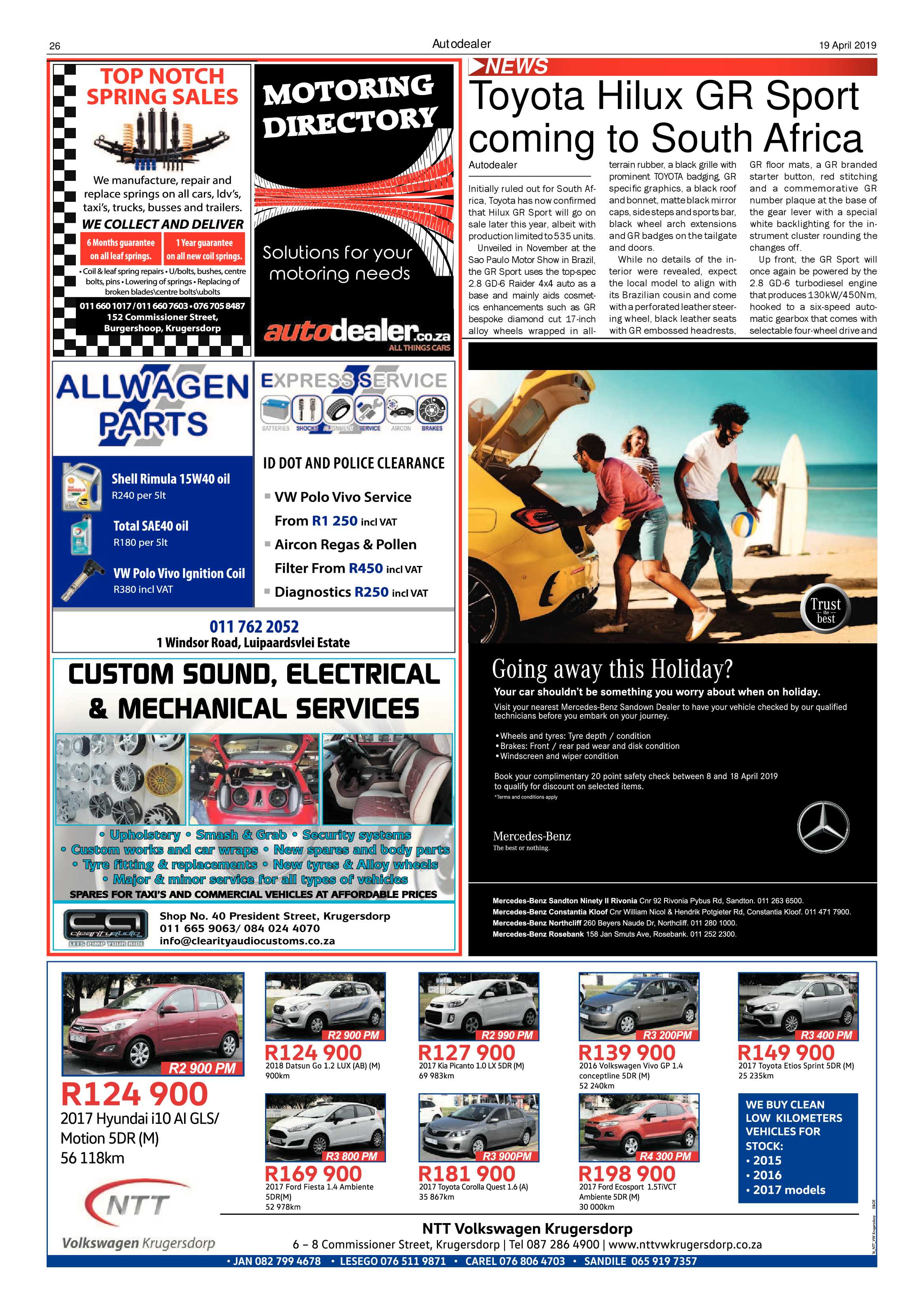 Krugersdorp News 19 April 2019 page 26