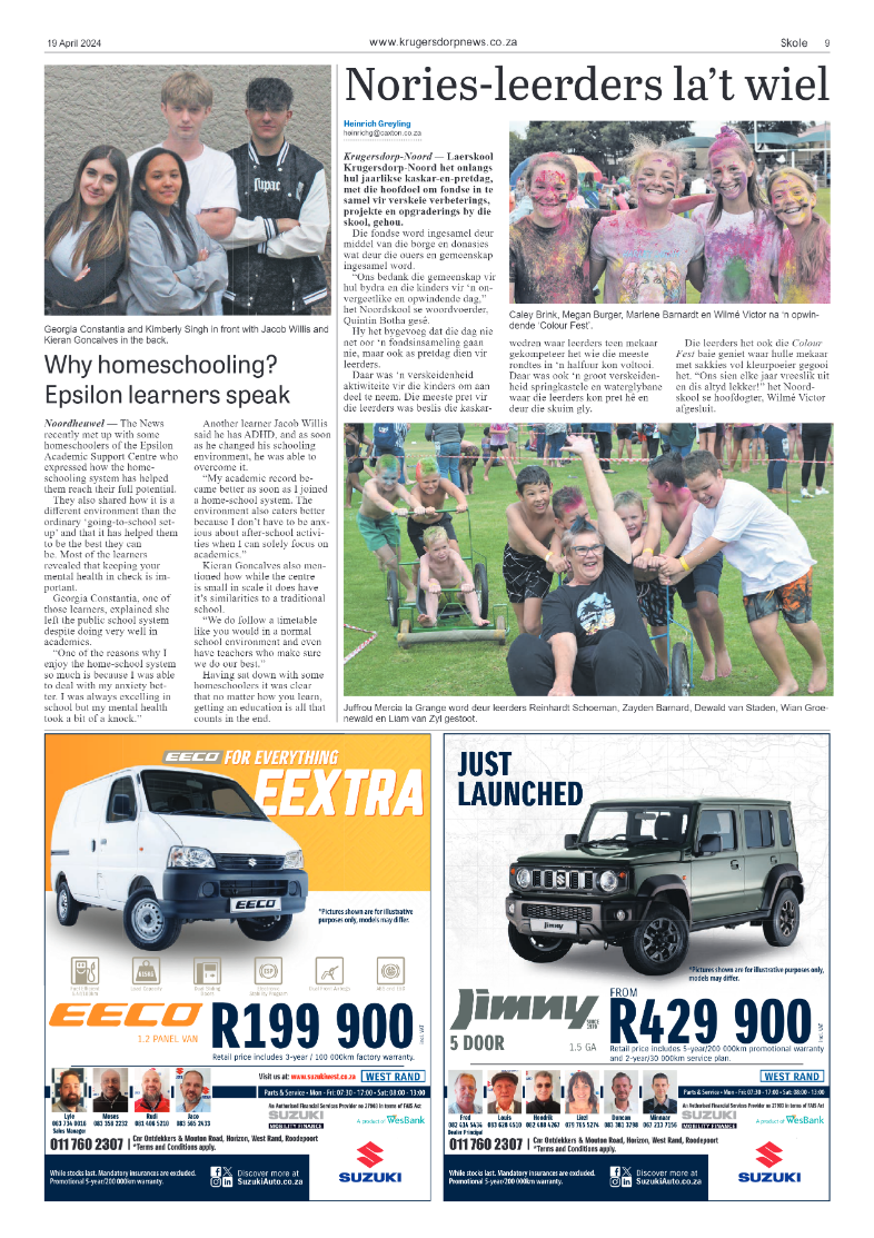 Krugersdorp News 19 April 2024 page 9