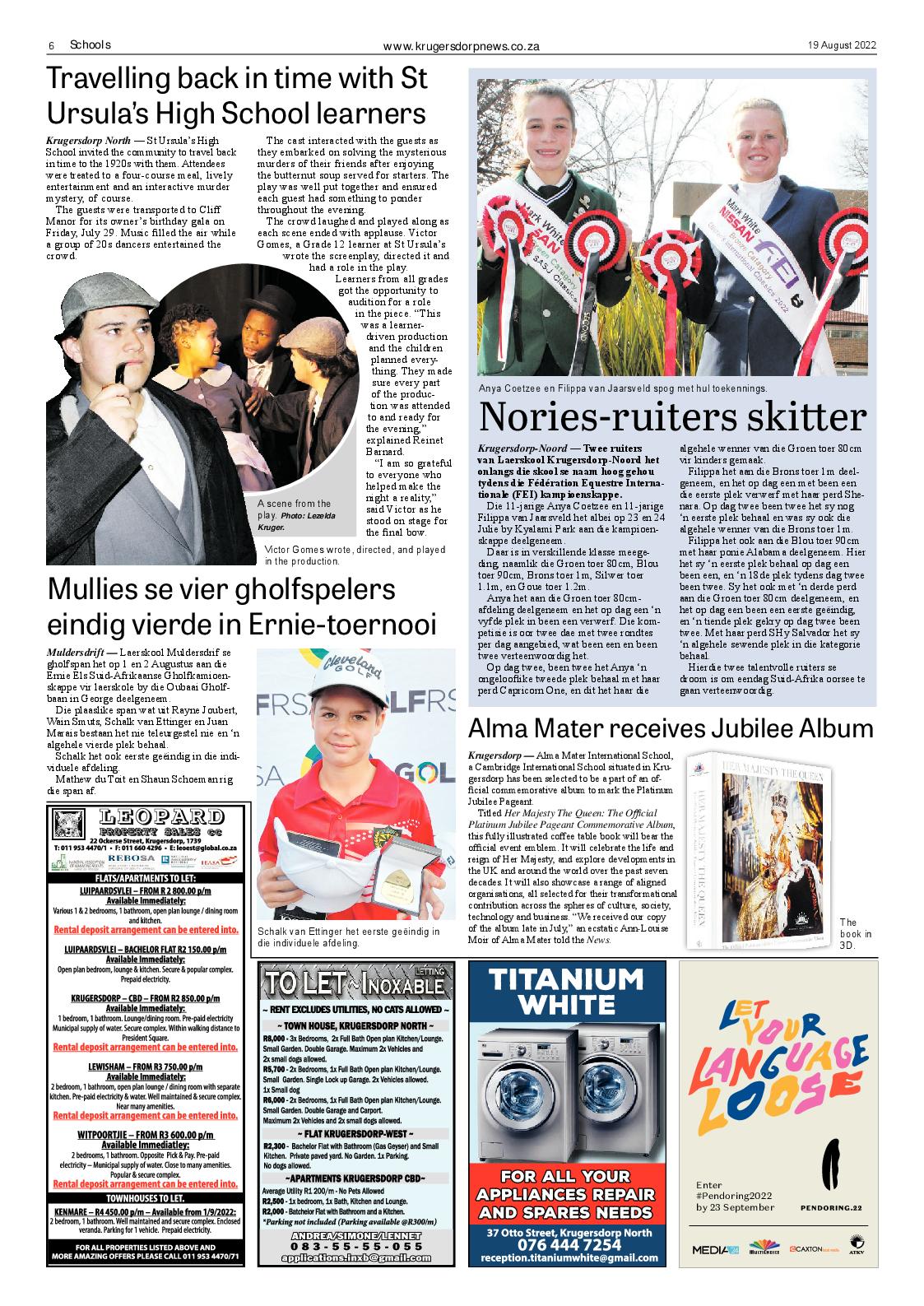 Krugersdorp News 19 August 2022 page 6