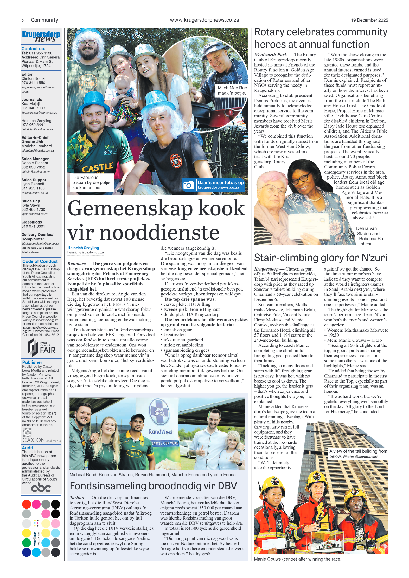 Krugersdorp News 19 December 2025 page 4