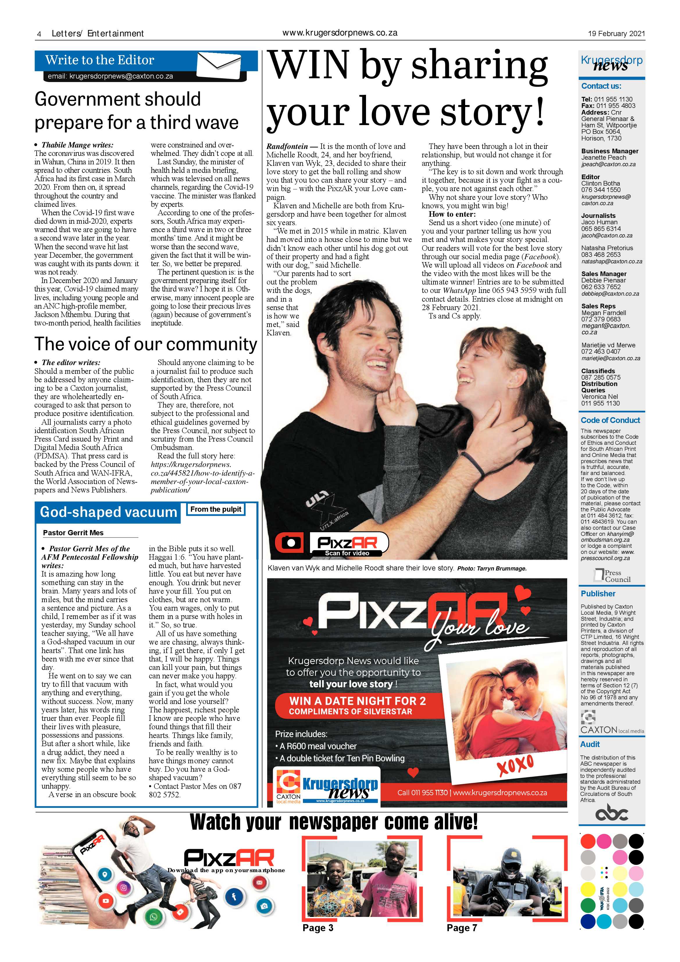 Krugersdorp News 19 February 2021 page 4