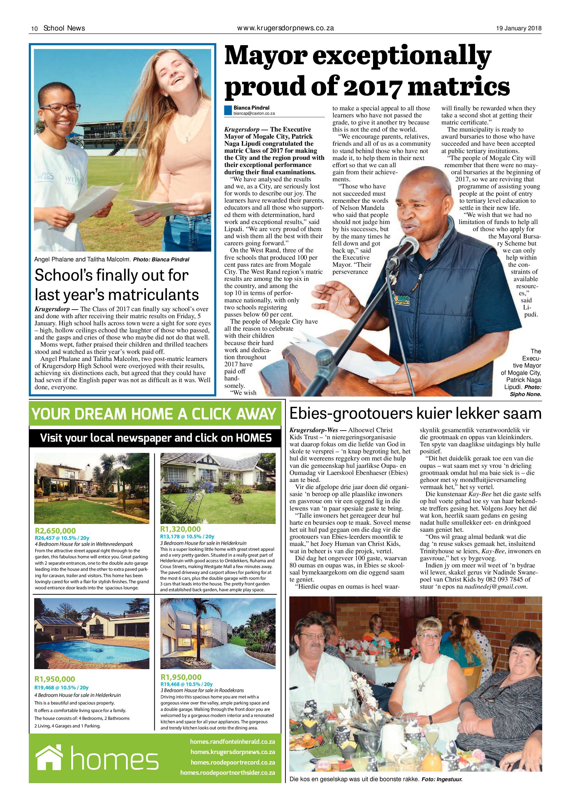 Krugersdorp News 19 January 2018 page 10