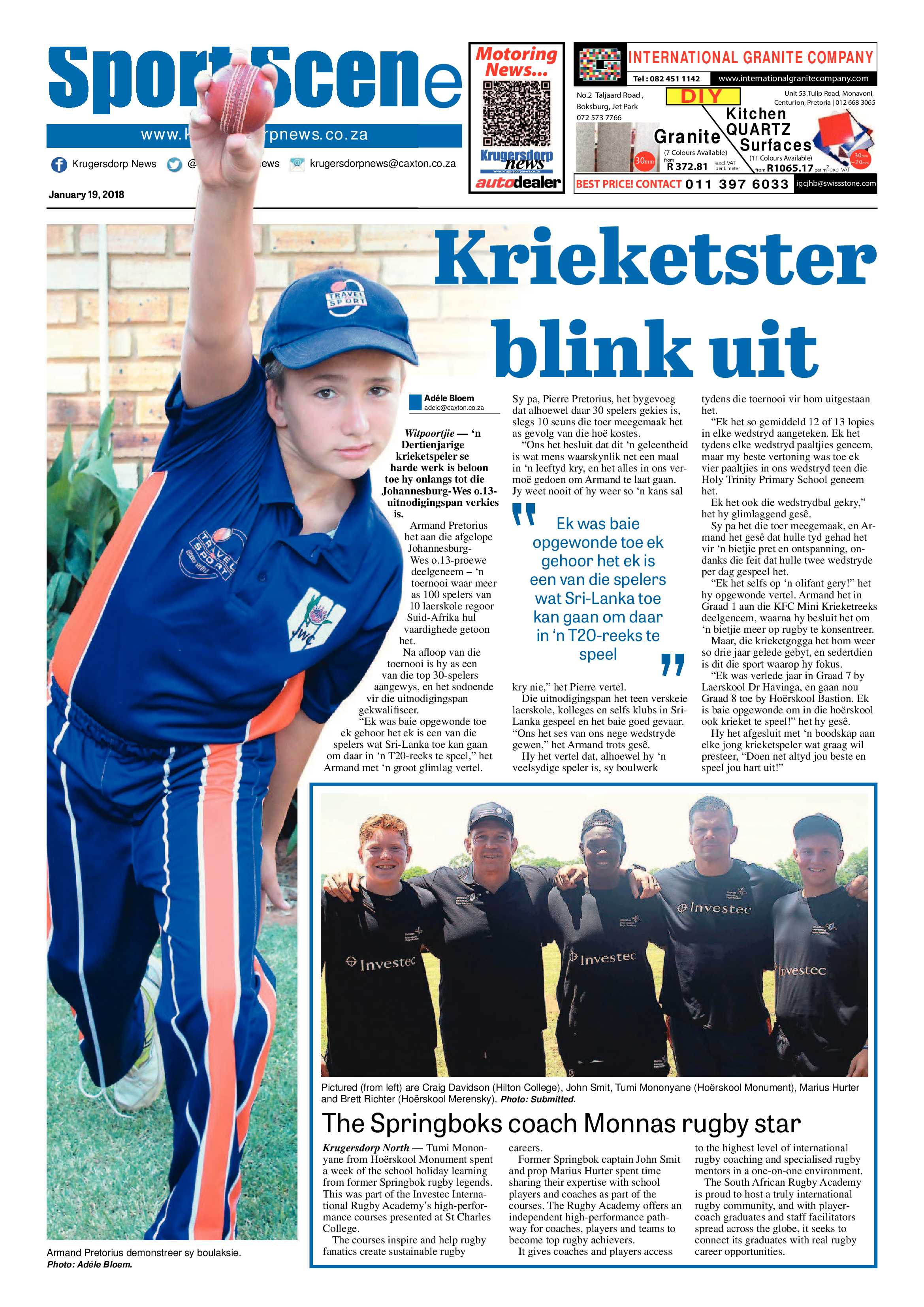 Krugersdorp News 19 January 2018 page 16