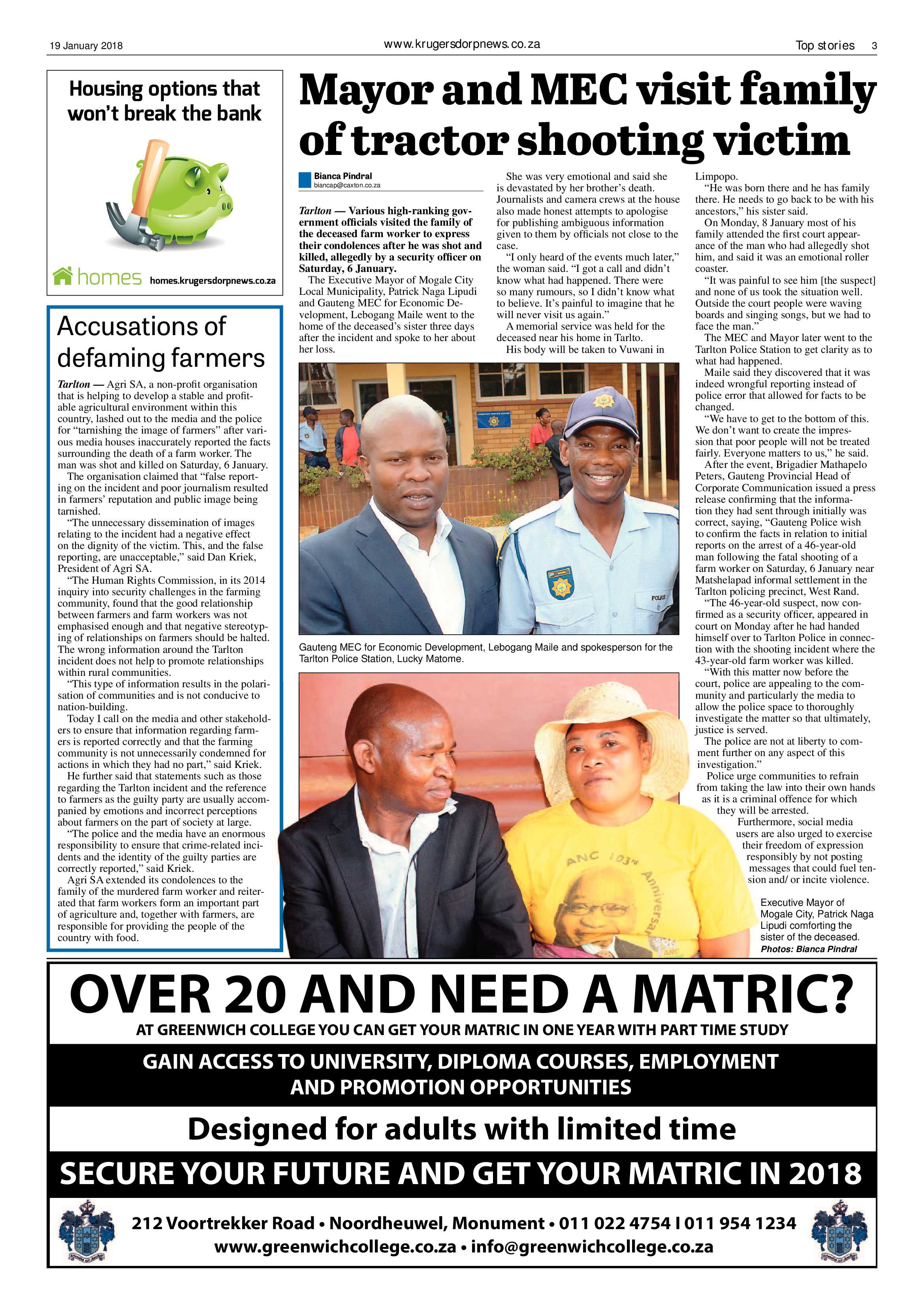 Krugersdorp News 19 January 2018 page 3