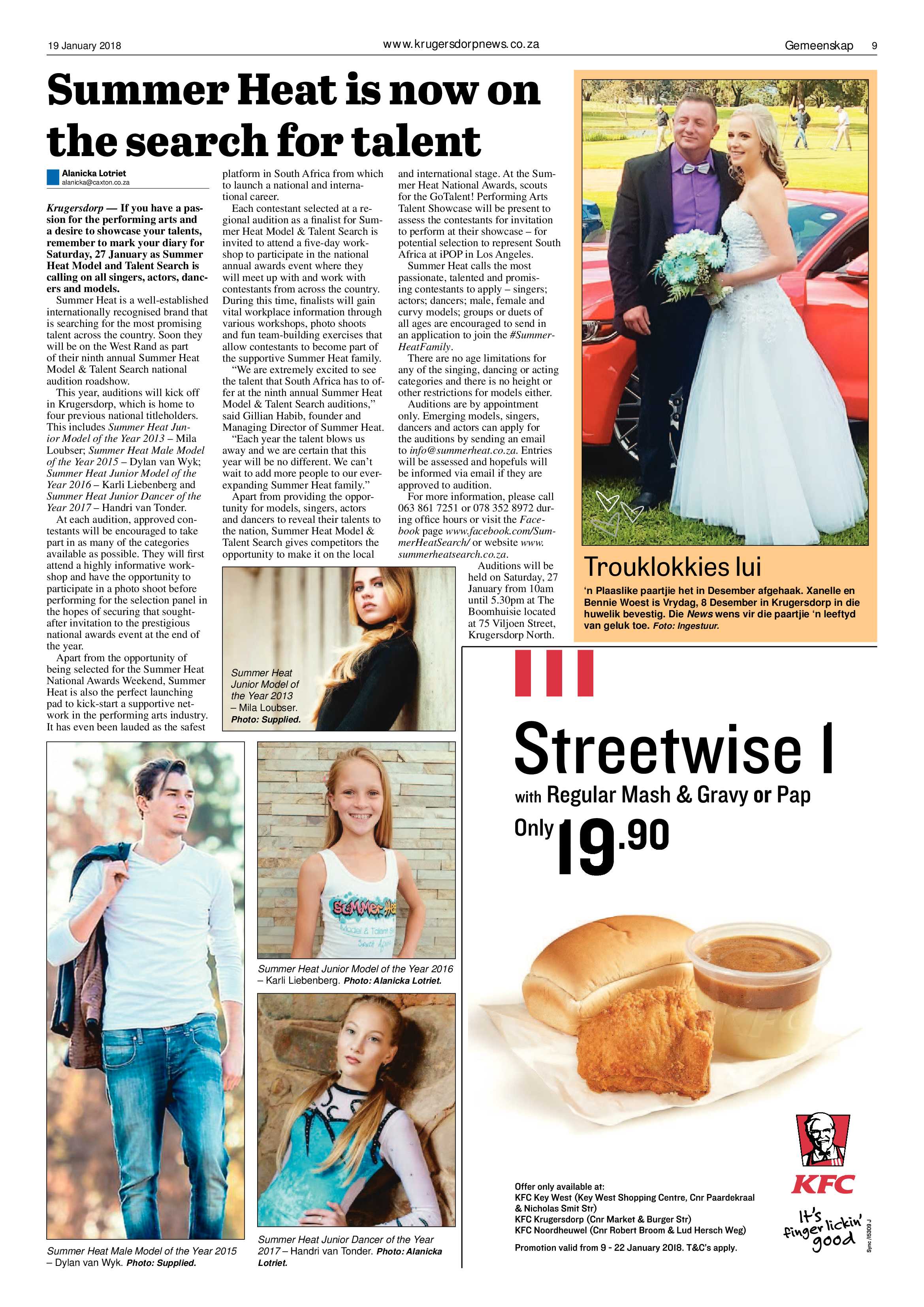 Krugersdorp News 19 January 2018 page 9