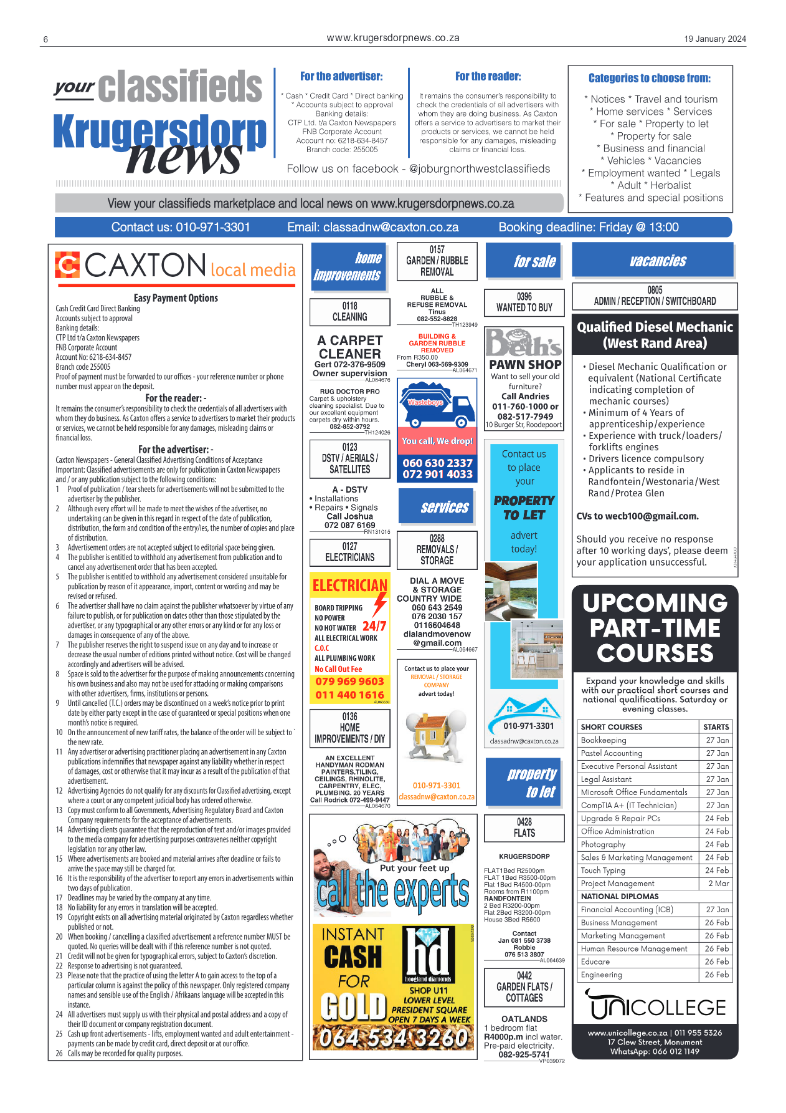 Krugersdorp News 19 January 2024 page 6
