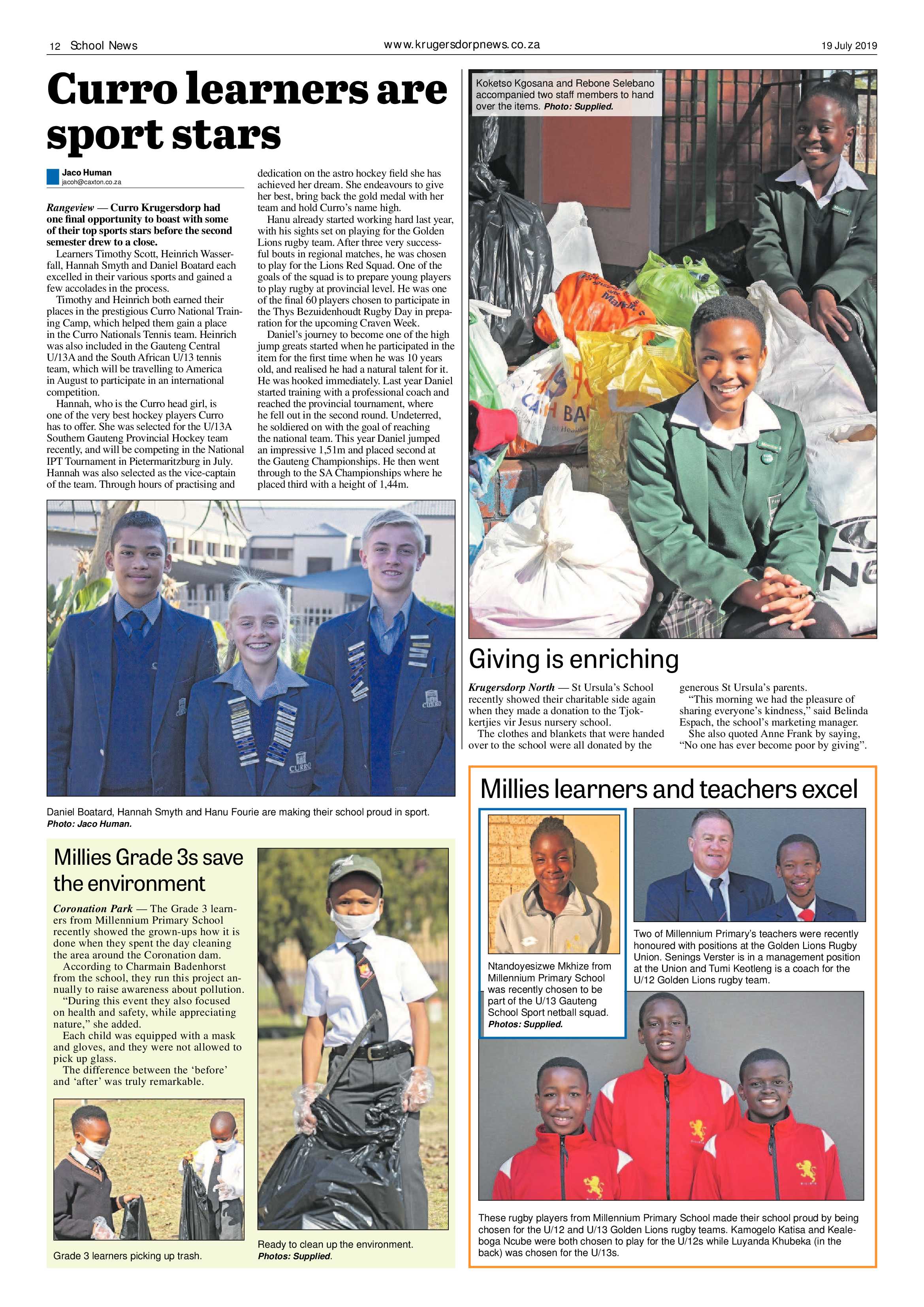Krugersdorp News 19 July 2019 page 12