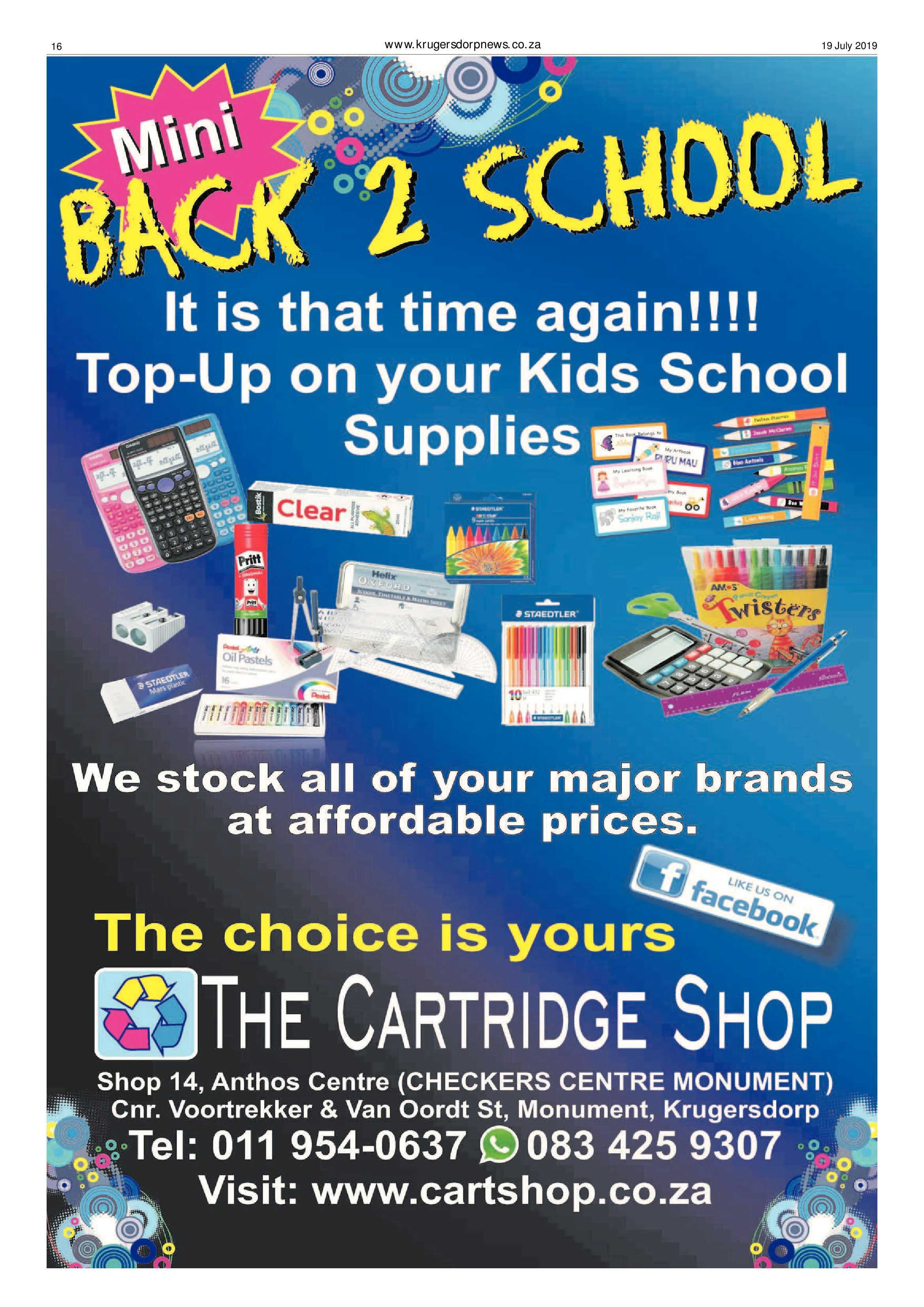Krugersdorp News 19 July 2019 page 16