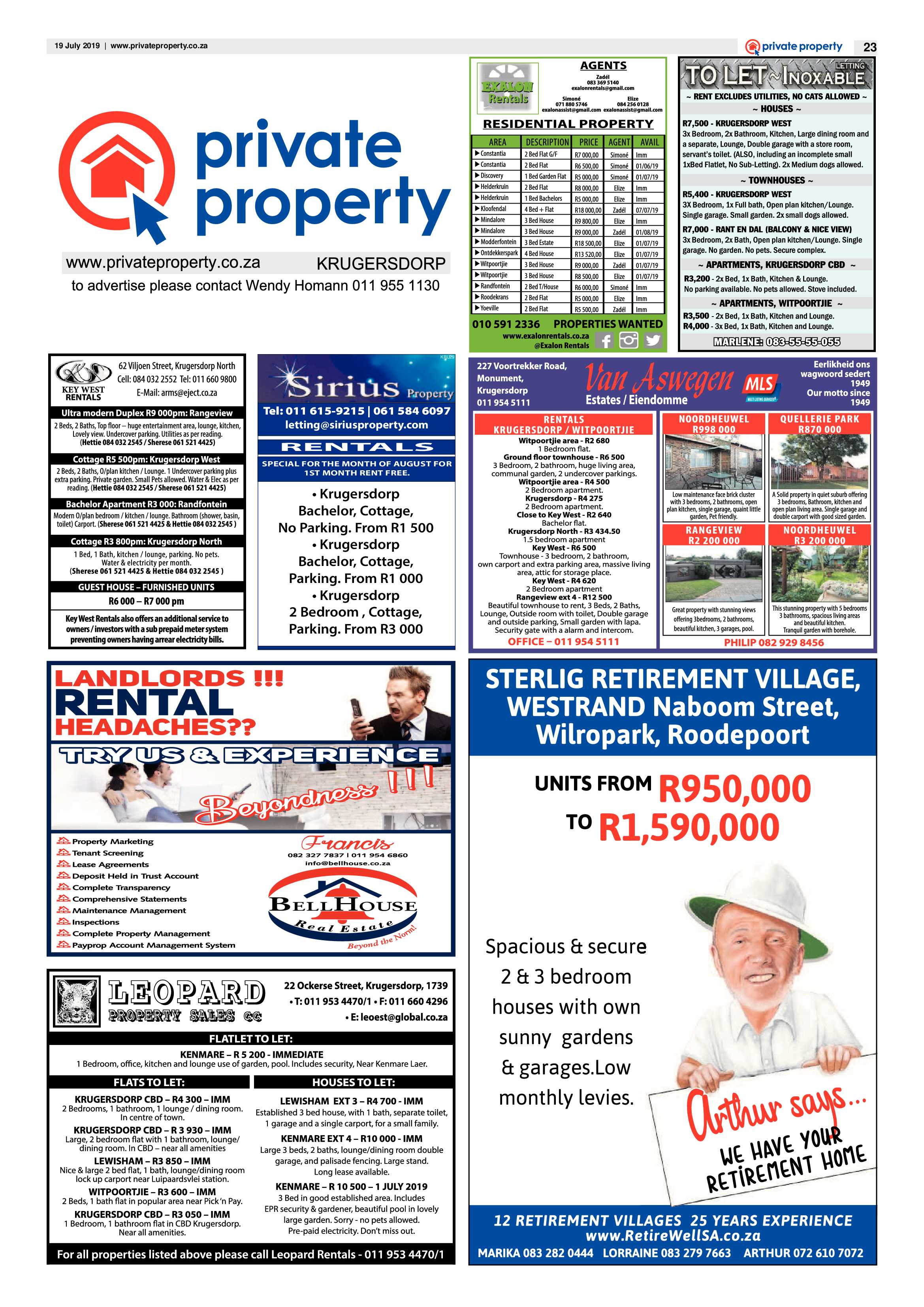 Krugersdorp News 19 July 2019 page 23