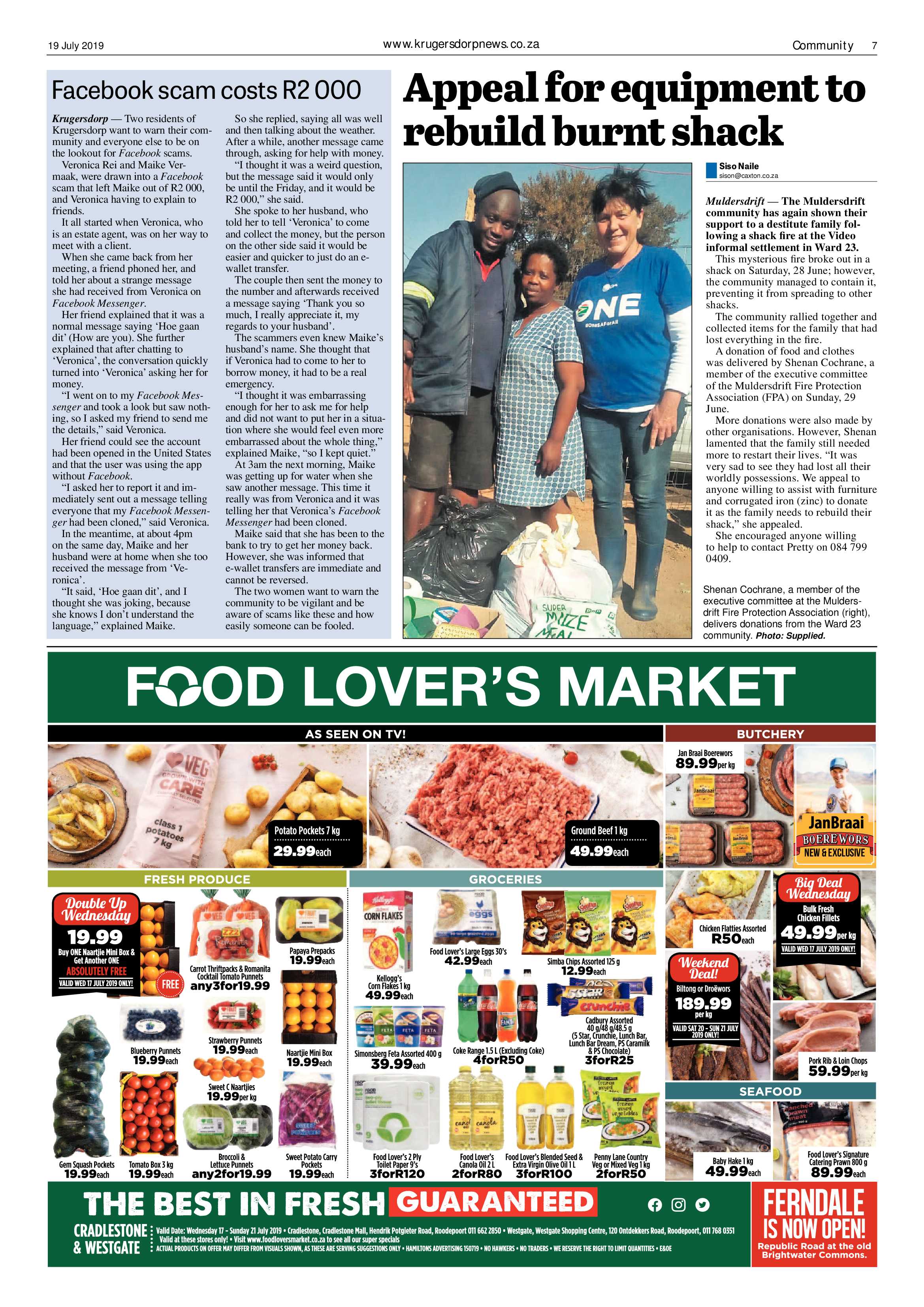 Krugersdorp News 19 July 2019 page 7
