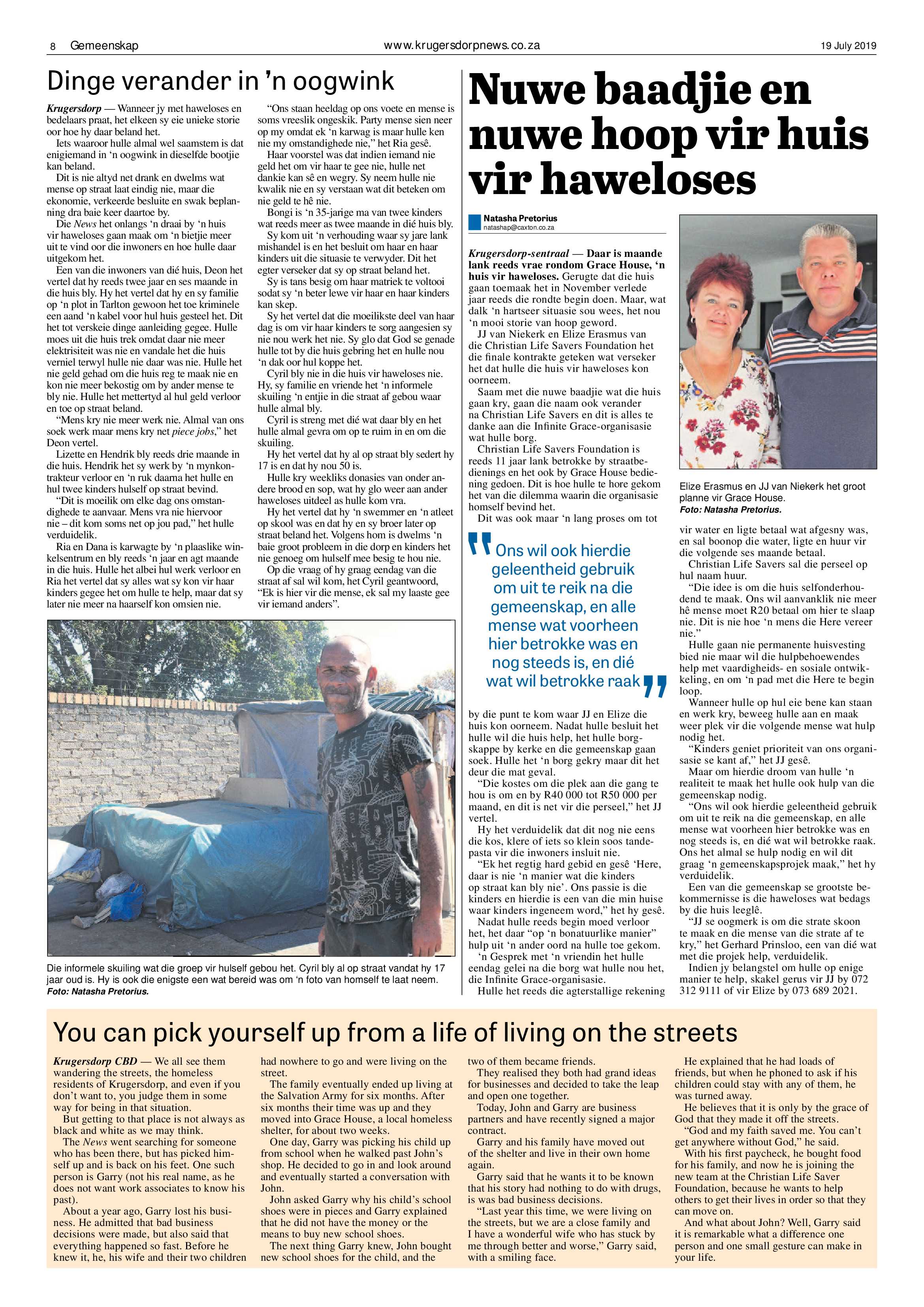 Krugersdorp News 19 July 2019 page 8