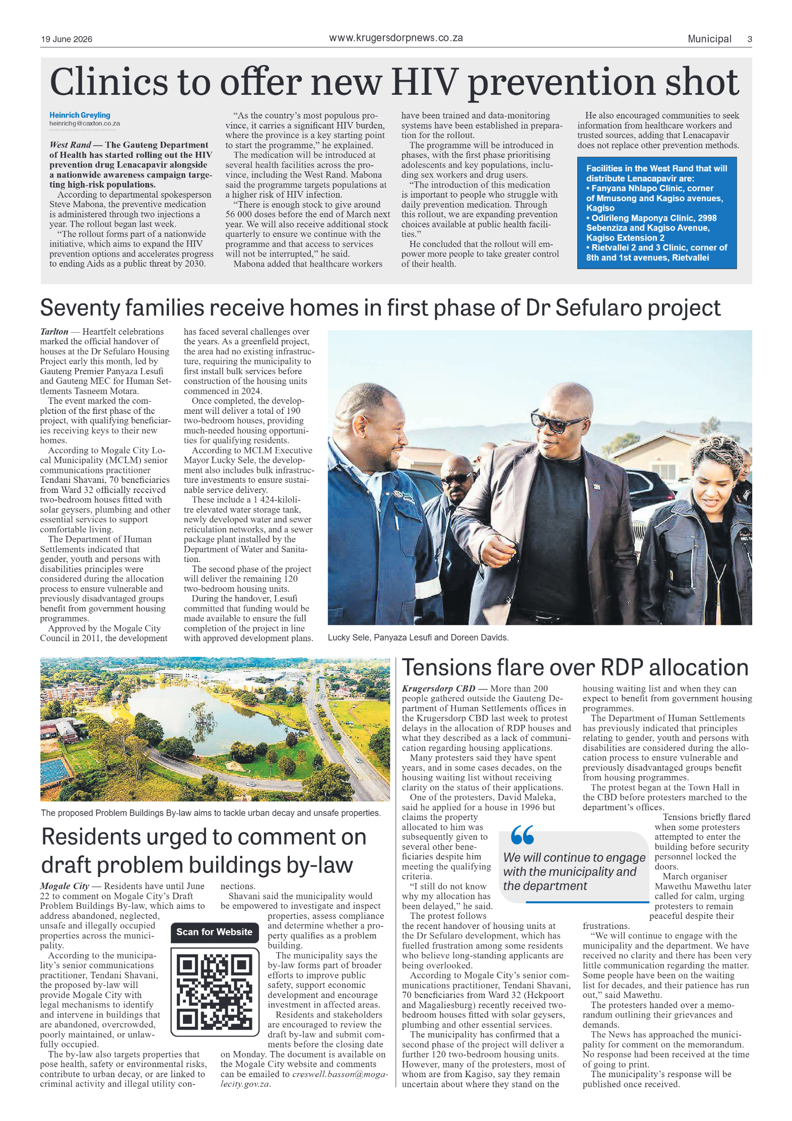 Krugersdorp News 19 June 2026 page 3