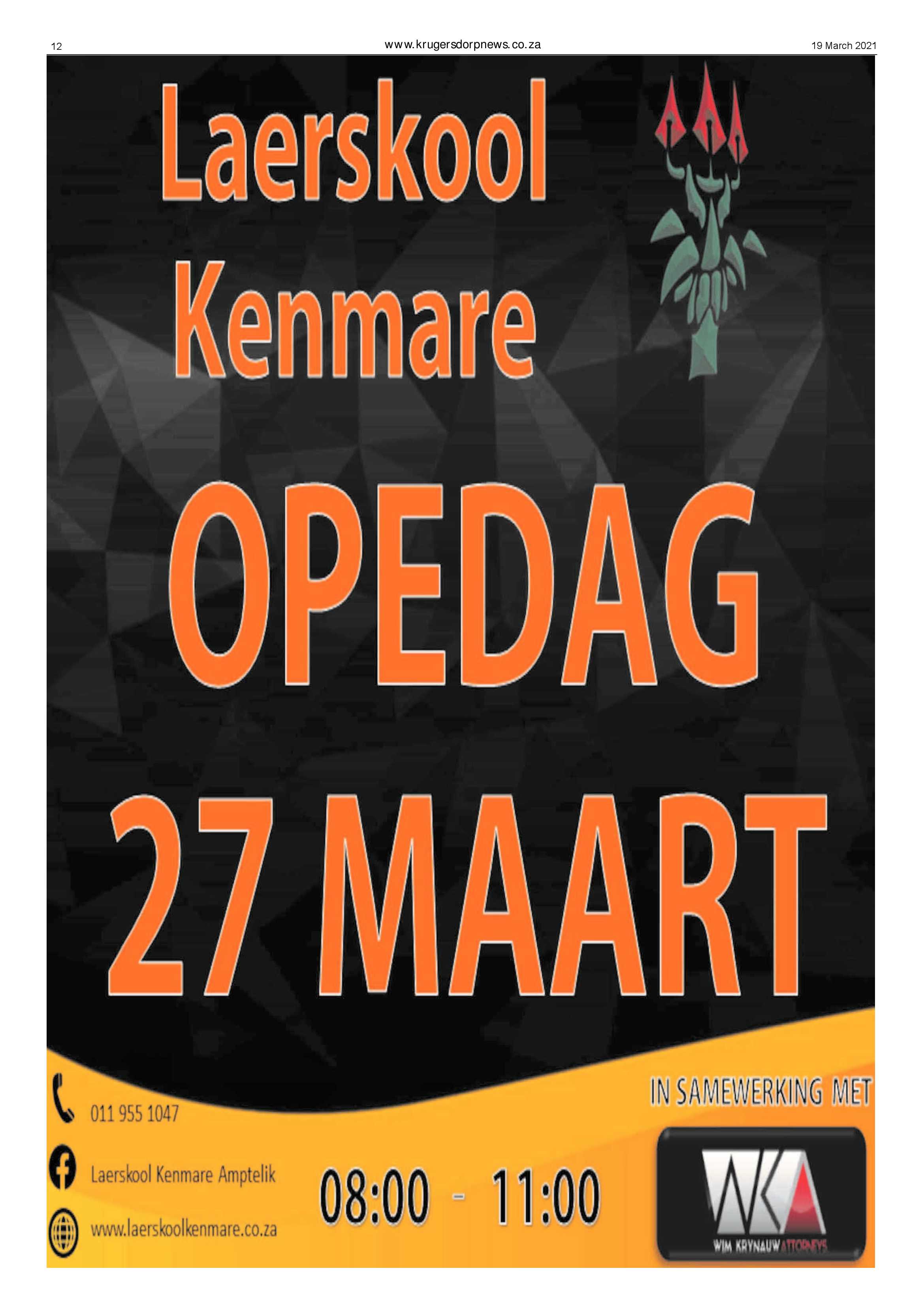 Krugersdorp News 19 March 2021 page 12