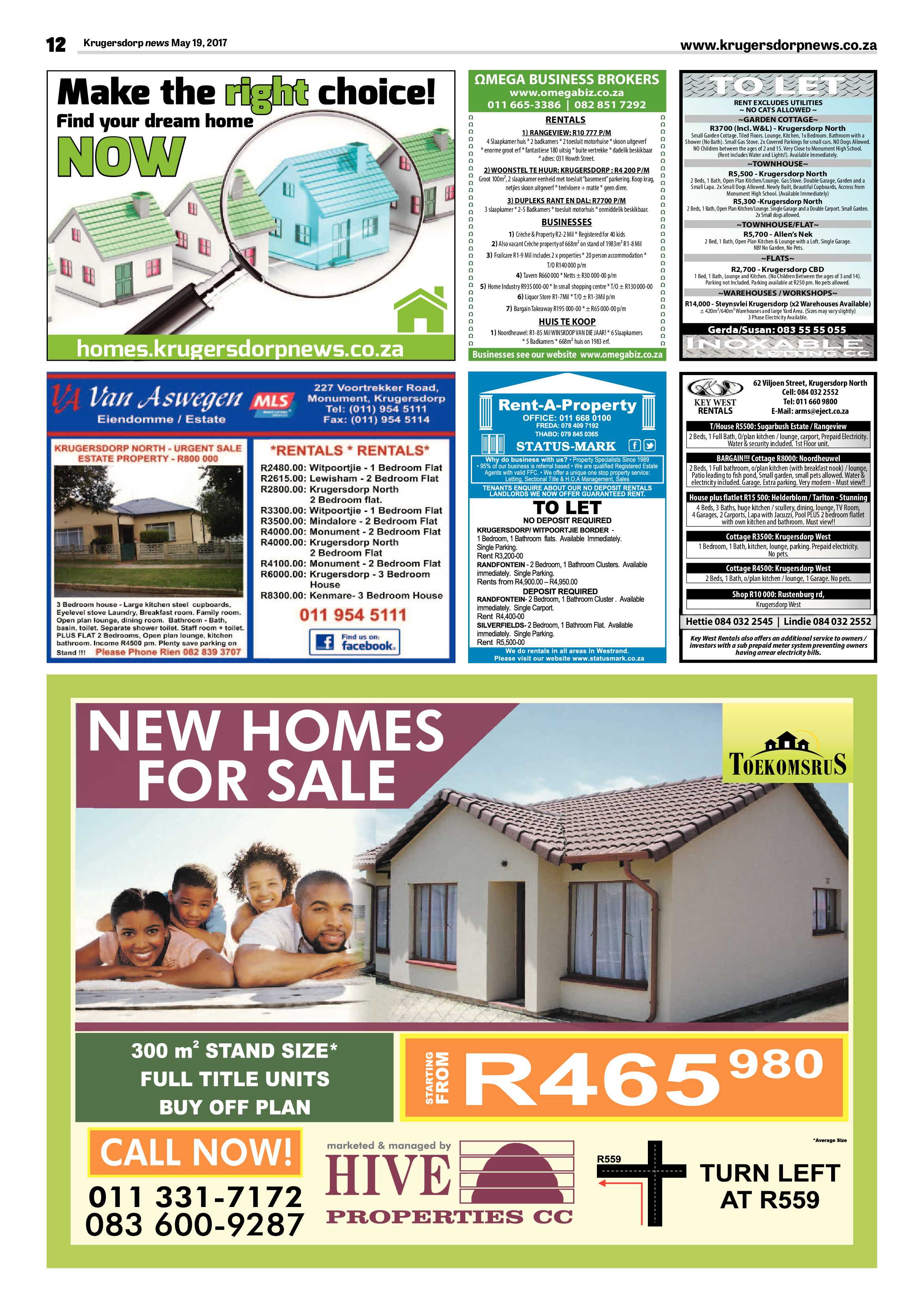 Krugersdorp News 19 May 2017 page 12