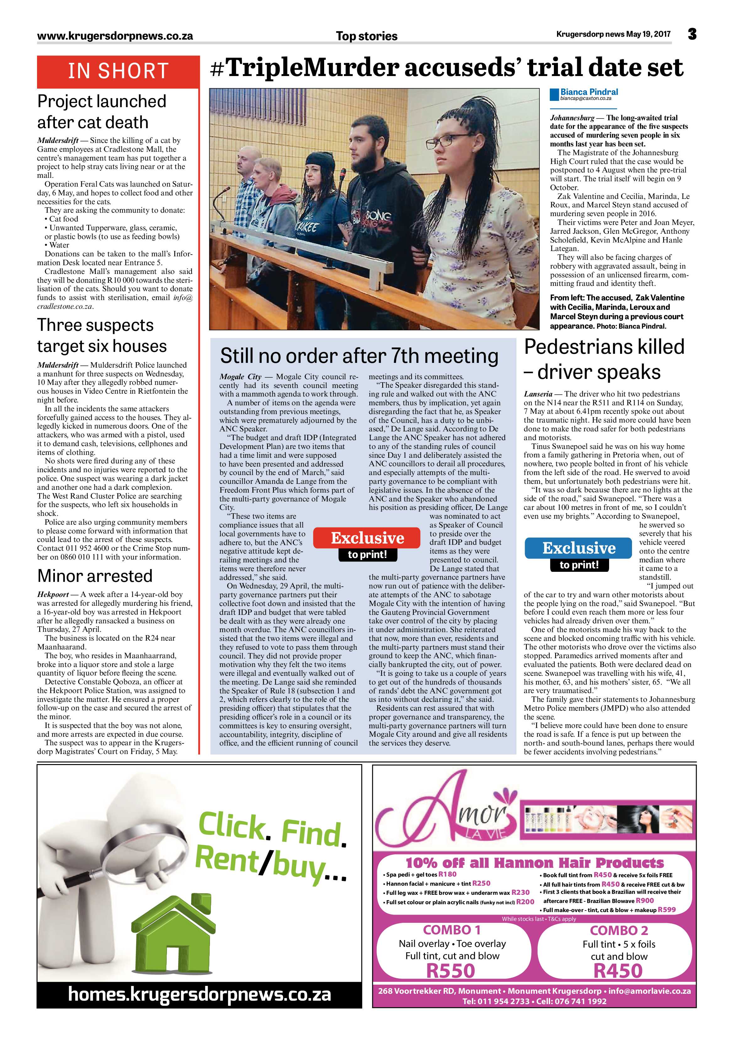 Krugersdorp News 19 May 2017 page 3