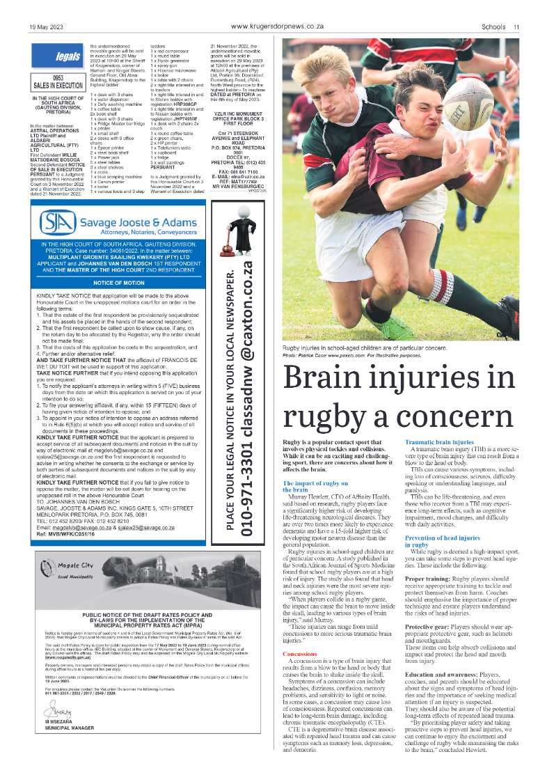 Krugersdorp News 19 May 2023 page 11