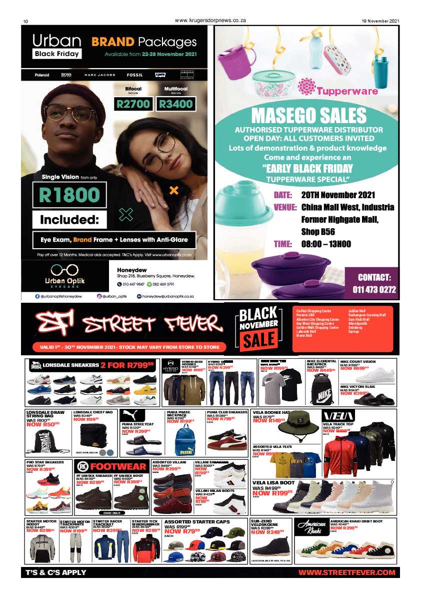 Krugersdorp News 19 November 2021 page 10
