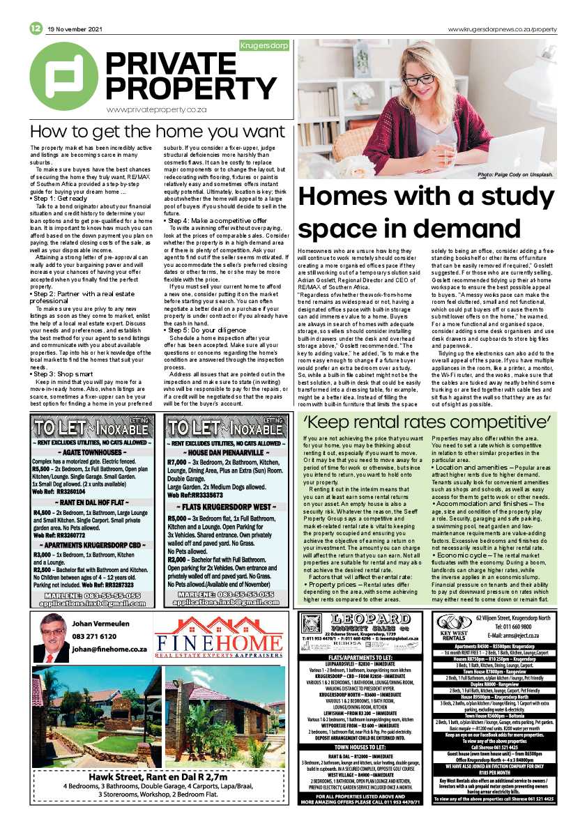 Krugersdorp News 19 November 2021 page 12