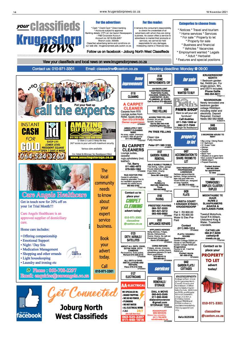 Krugersdorp News 19 November 2021 page 14