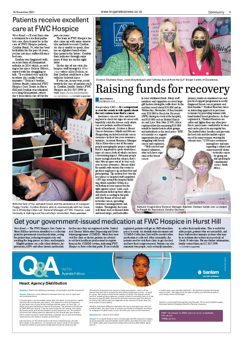 Krugersdorp News 19 November 2021 page 3