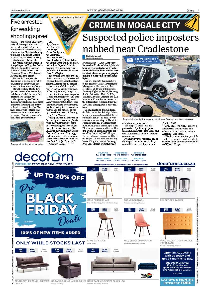 Krugersdorp News 19 November 2021 page 5