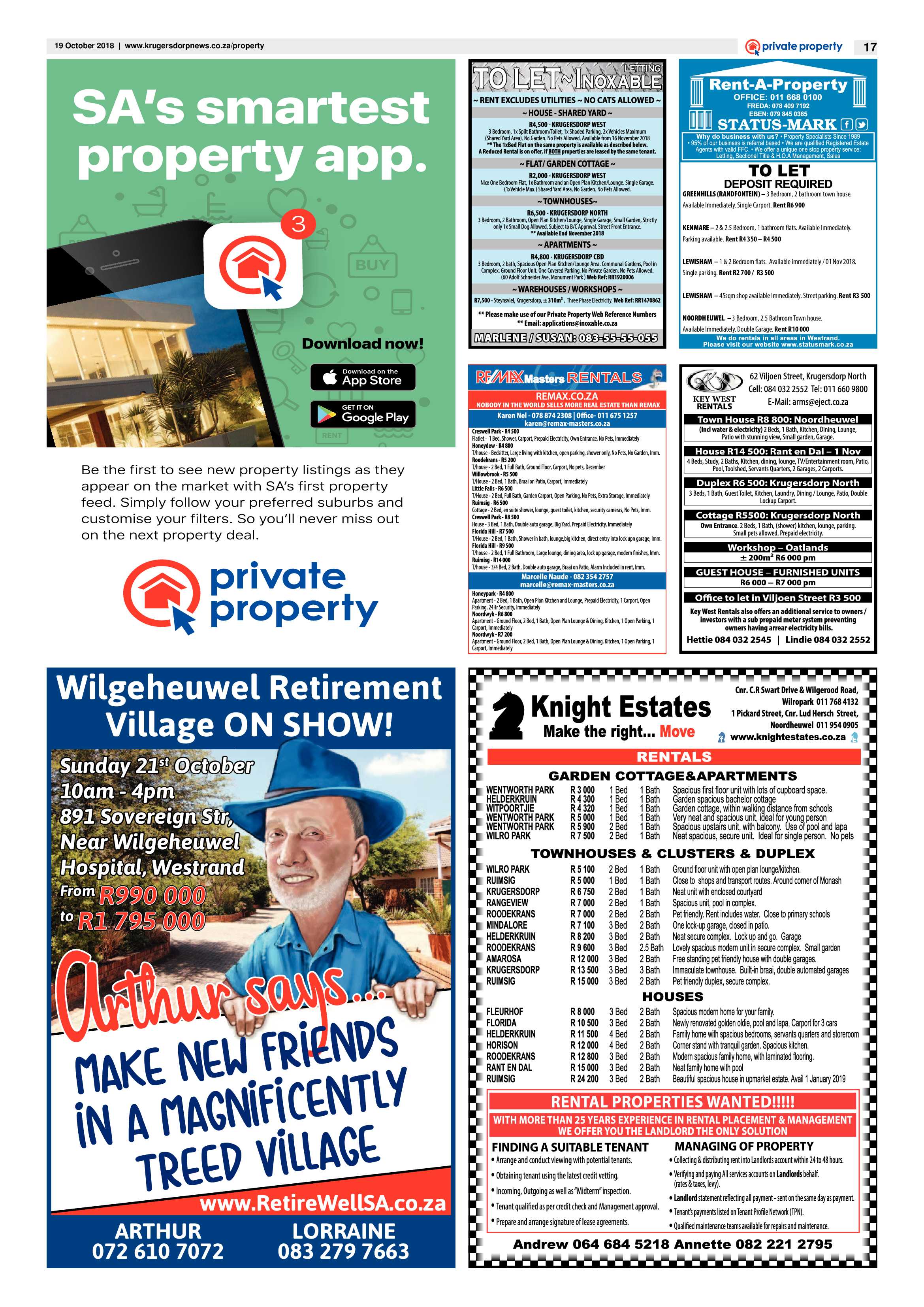 Krugersdorp News 19 October 2018 page 17
