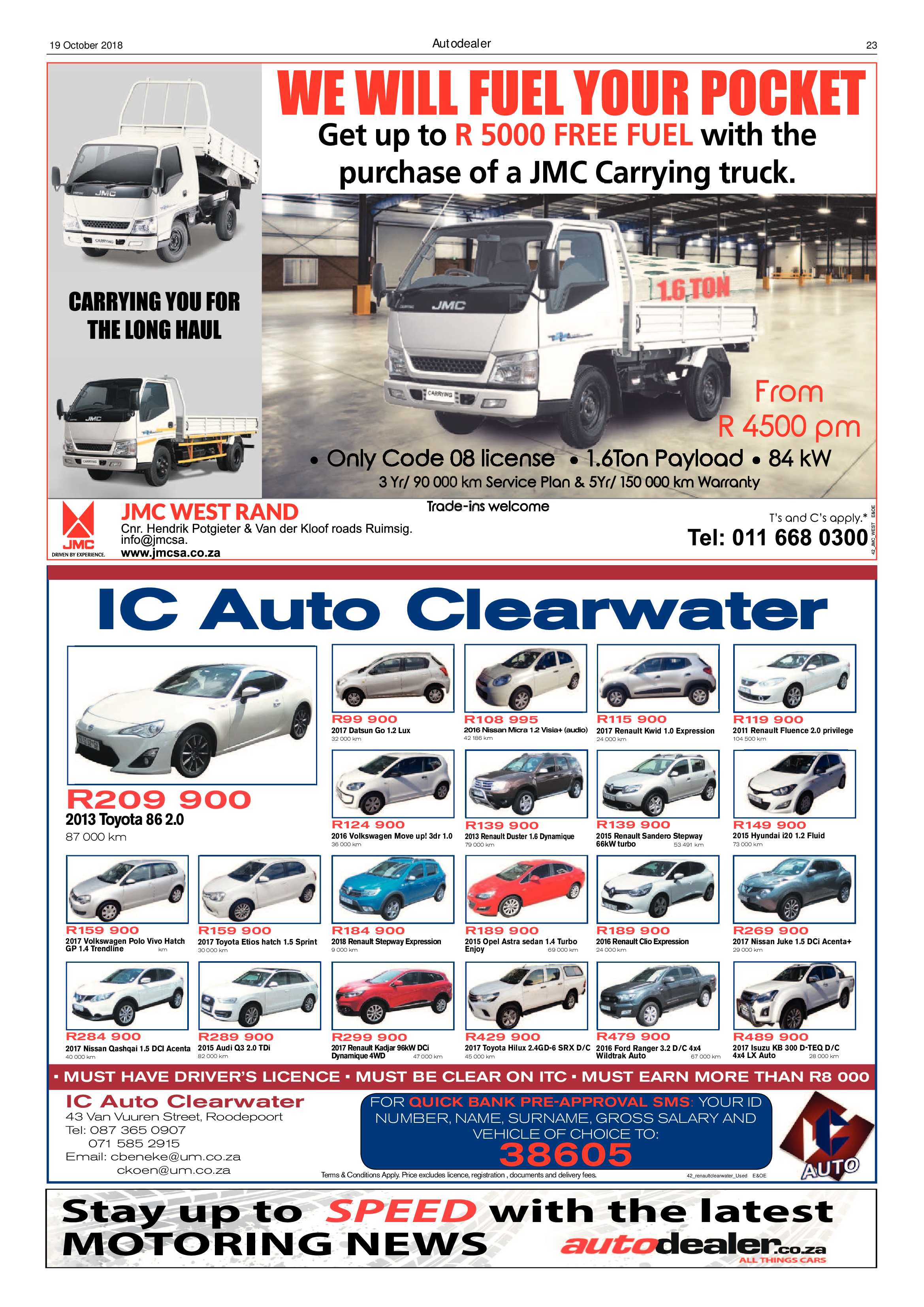 Krugersdorp News 19 October 2018 page 23