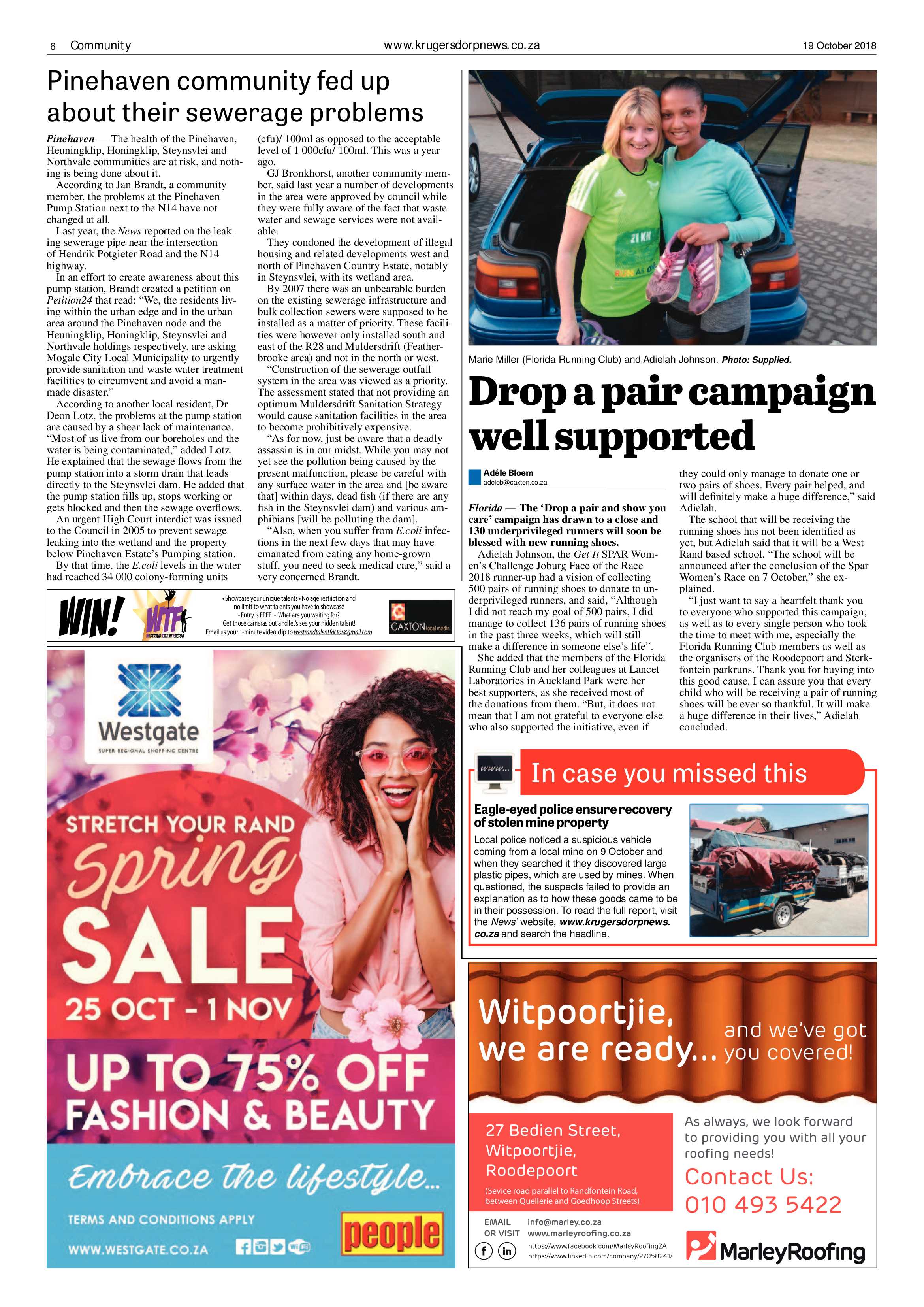 Krugersdorp News 19 October 2018 page 6